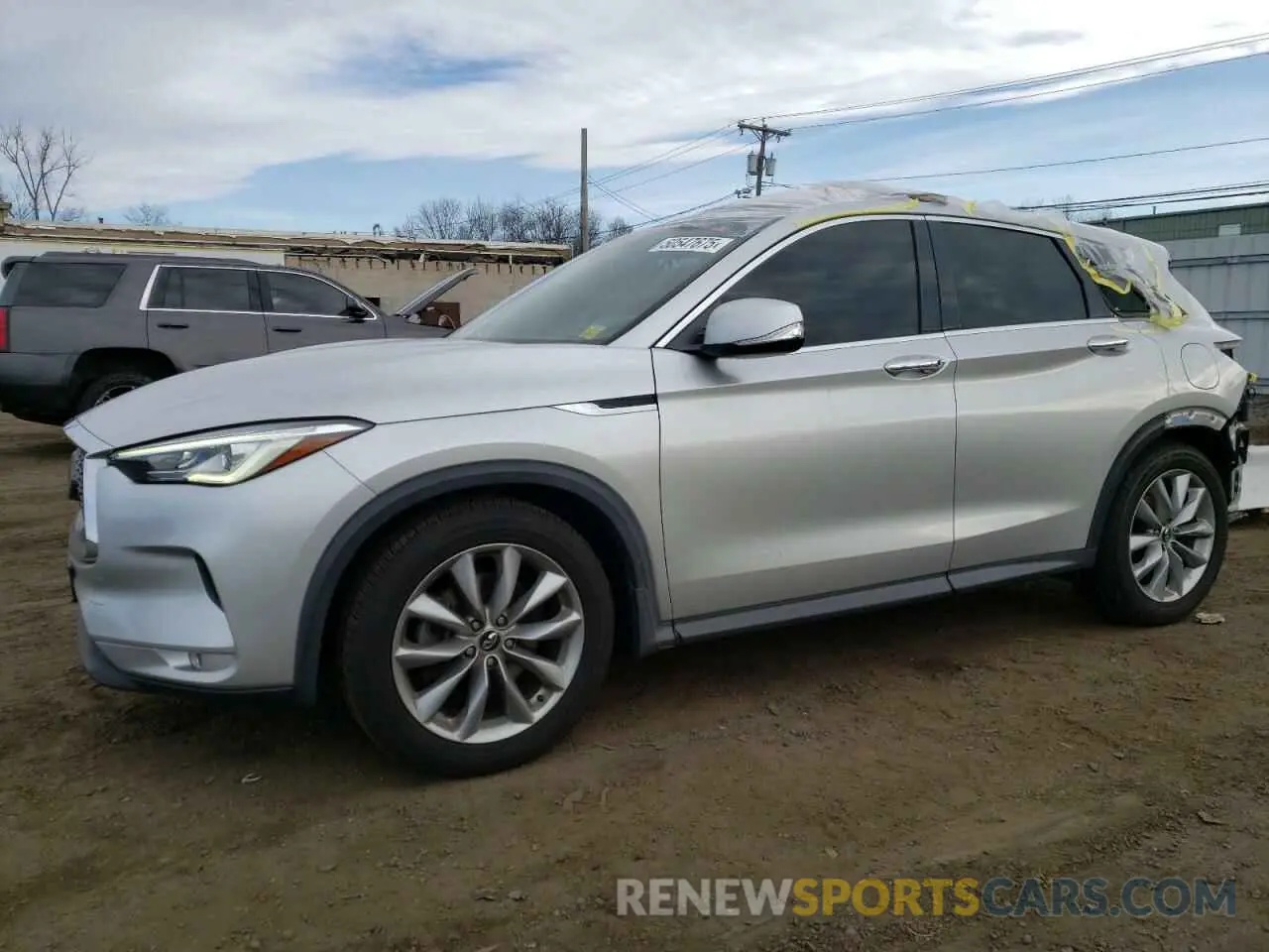 1 Photograph of a damaged car 3PCAJ5M36KF148256 INFINITI QX50 2019