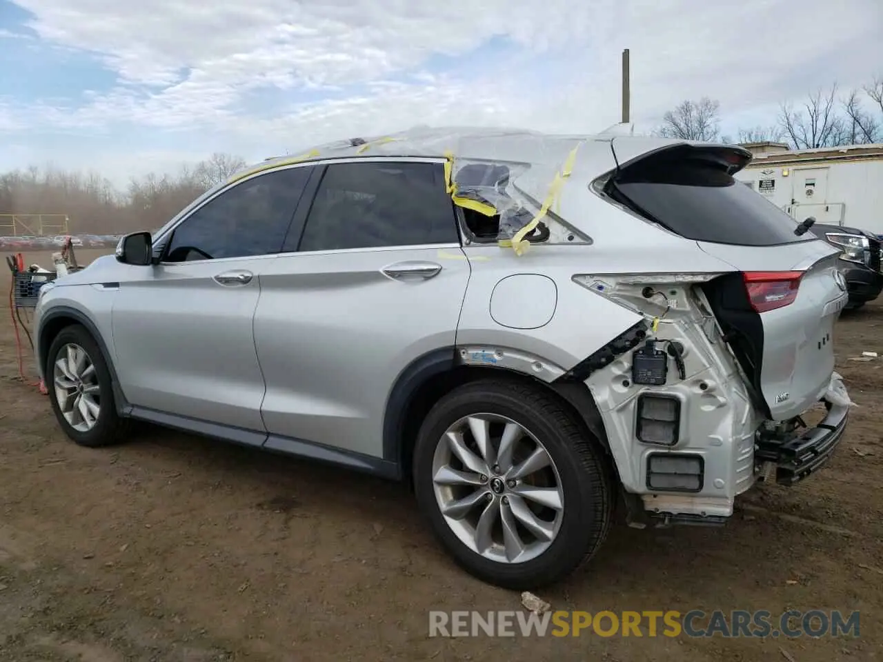 2 Photograph of a damaged car 3PCAJ5M36KF148256 INFINITI QX50 2019