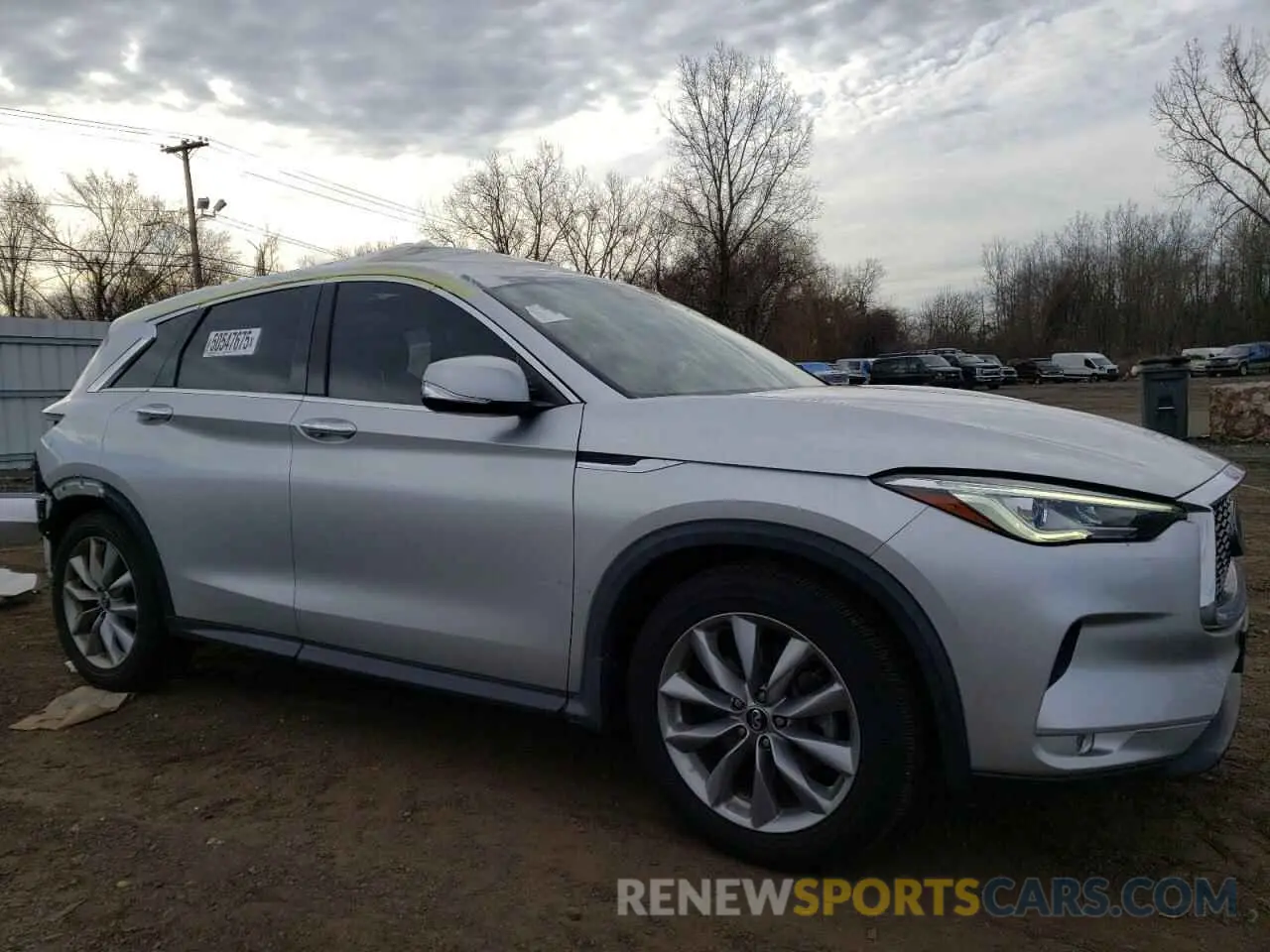 4 Photograph of a damaged car 3PCAJ5M36KF148256 INFINITI QX50 2019