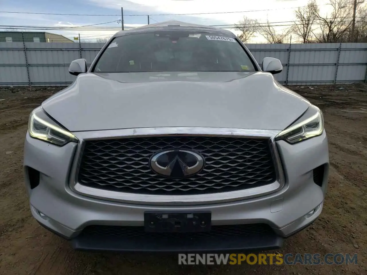 5 Photograph of a damaged car 3PCAJ5M36KF148256 INFINITI QX50 2019