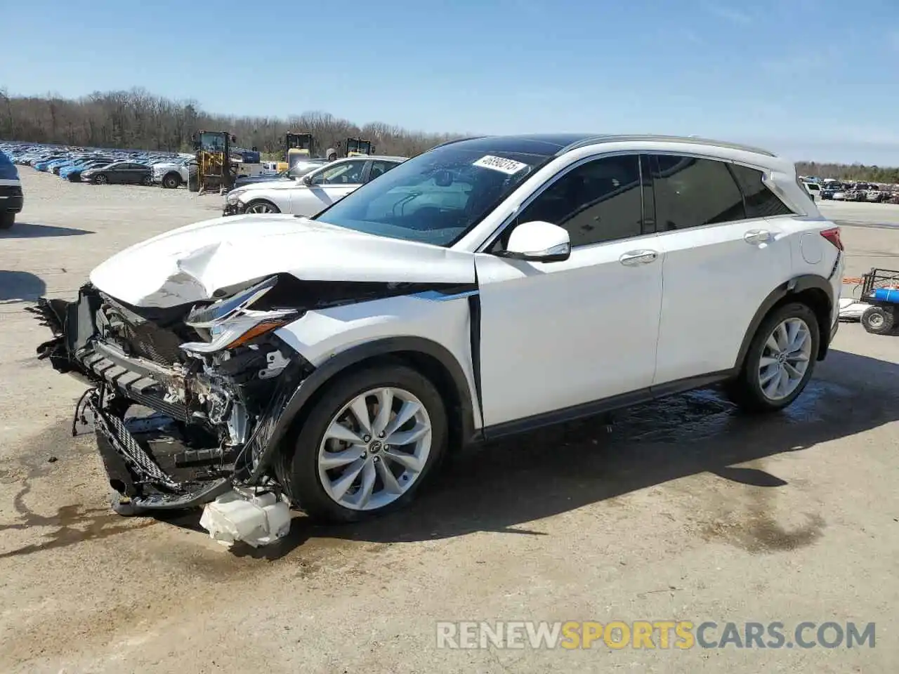 1 Photograph of a damaged car 3PCAJ5M37KF100913 INFINITI QX50 2019