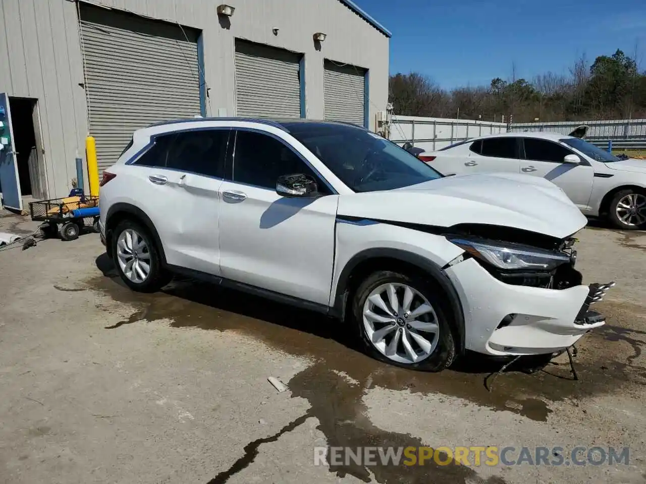 4 Photograph of a damaged car 3PCAJ5M37KF100913 INFINITI QX50 2019