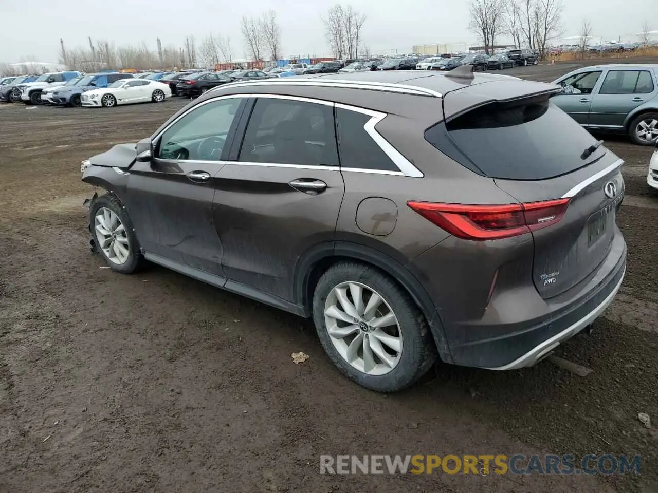 2 Photograph of a damaged car 3PCAJ5M37KF108445 INFINITI QX50 2019