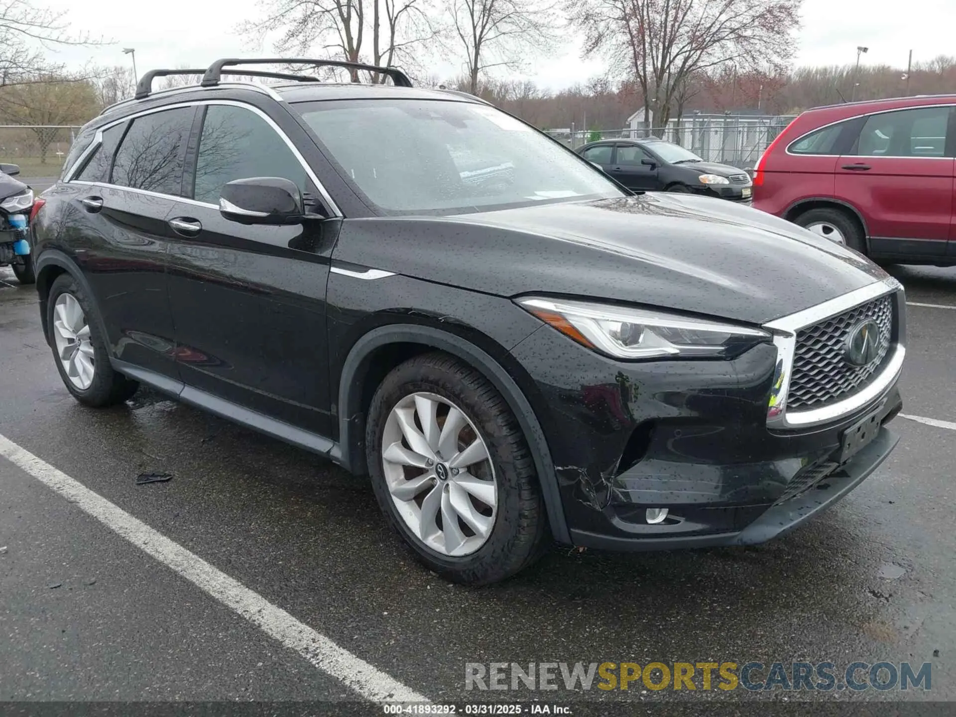 1 Photograph of a damaged car 3PCAJ5M37KF120899 INFINITI QX50 2019