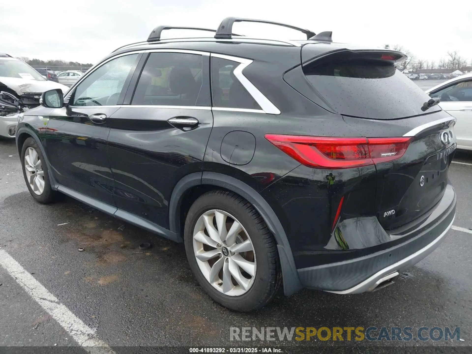 3 Photograph of a damaged car 3PCAJ5M37KF120899 INFINITI QX50 2019