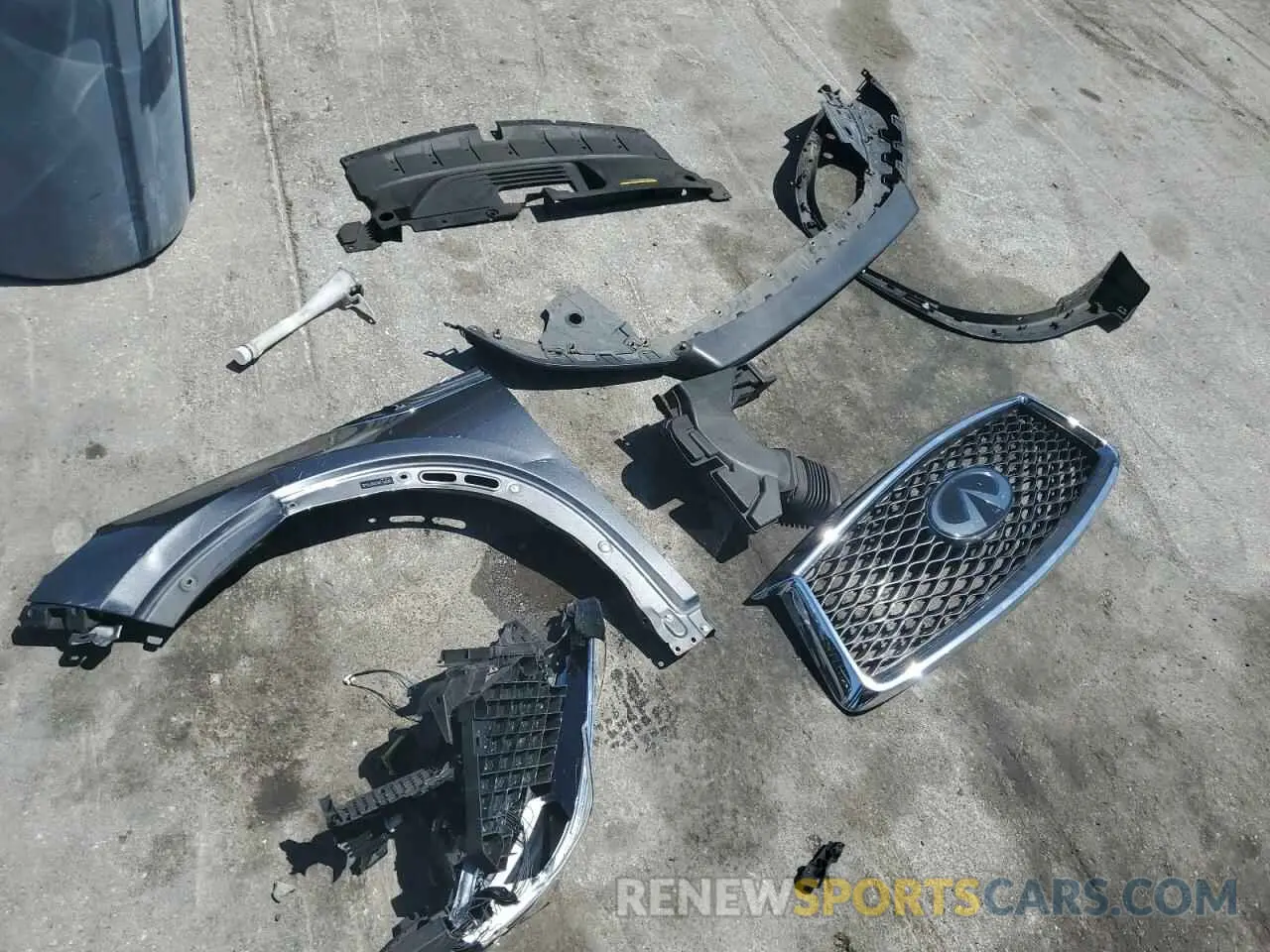 13 Photograph of a damaged car 3PCAJ5M37KF126282 INFINITI QX50 2019