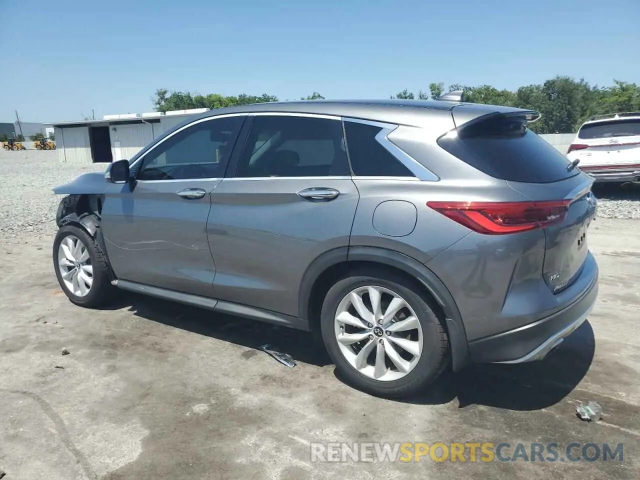 2 Photograph of a damaged car 3PCAJ5M37KF126282 INFINITI QX50 2019