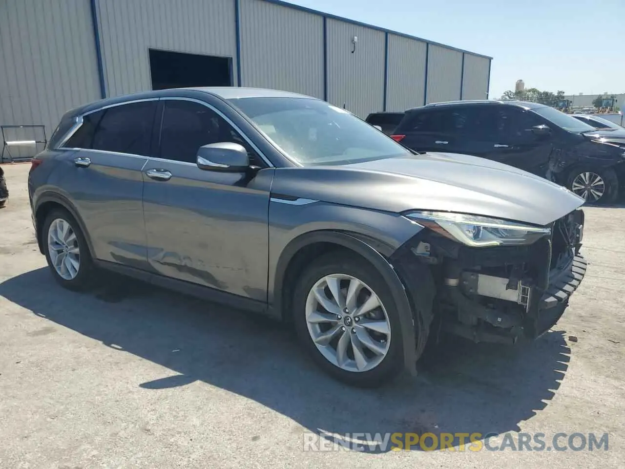 4 Photograph of a damaged car 3PCAJ5M37KF126282 INFINITI QX50 2019