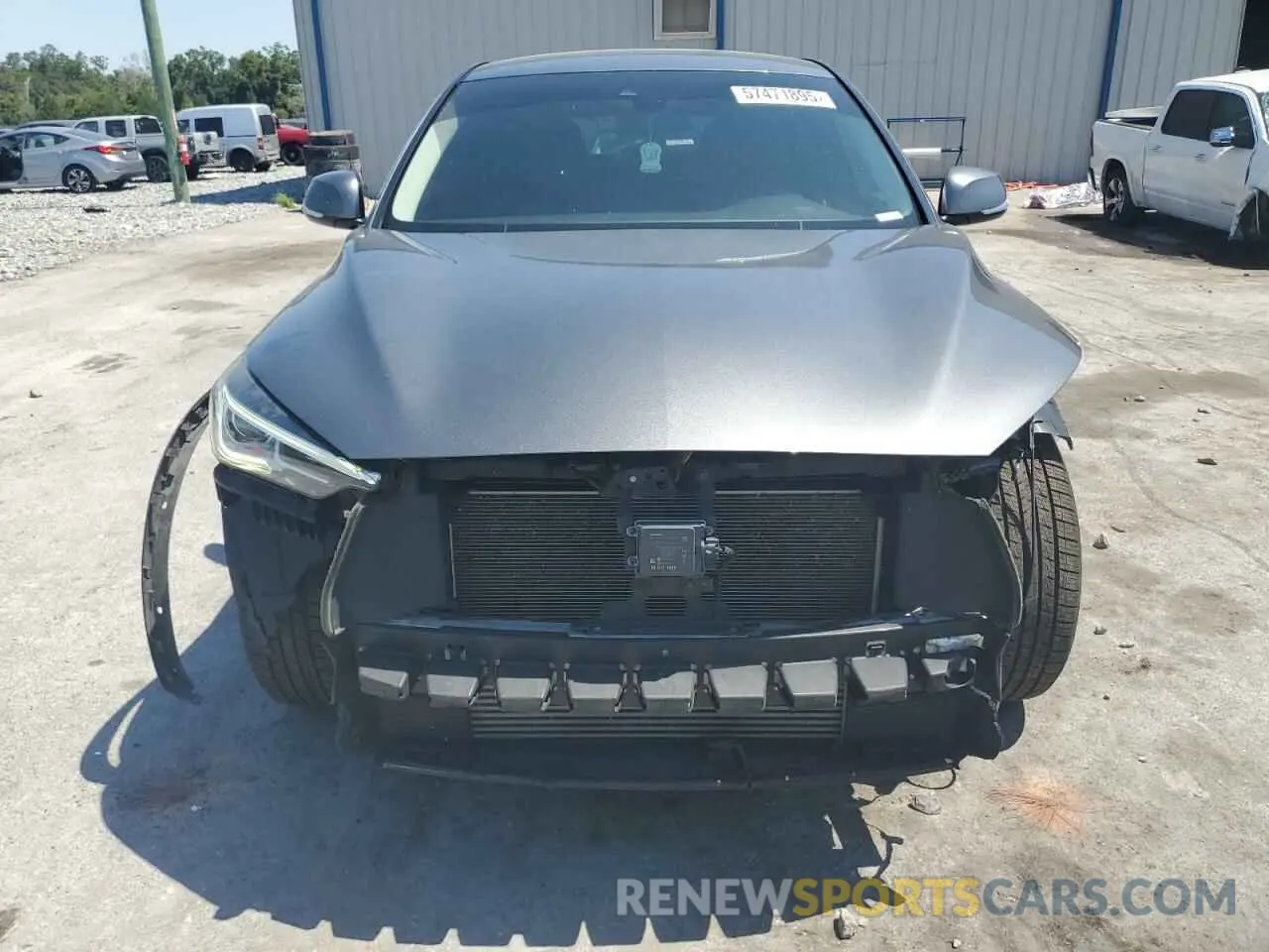5 Photograph of a damaged car 3PCAJ5M37KF126282 INFINITI QX50 2019