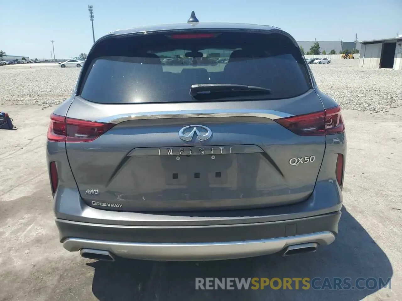 6 Photograph of a damaged car 3PCAJ5M37KF126282 INFINITI QX50 2019