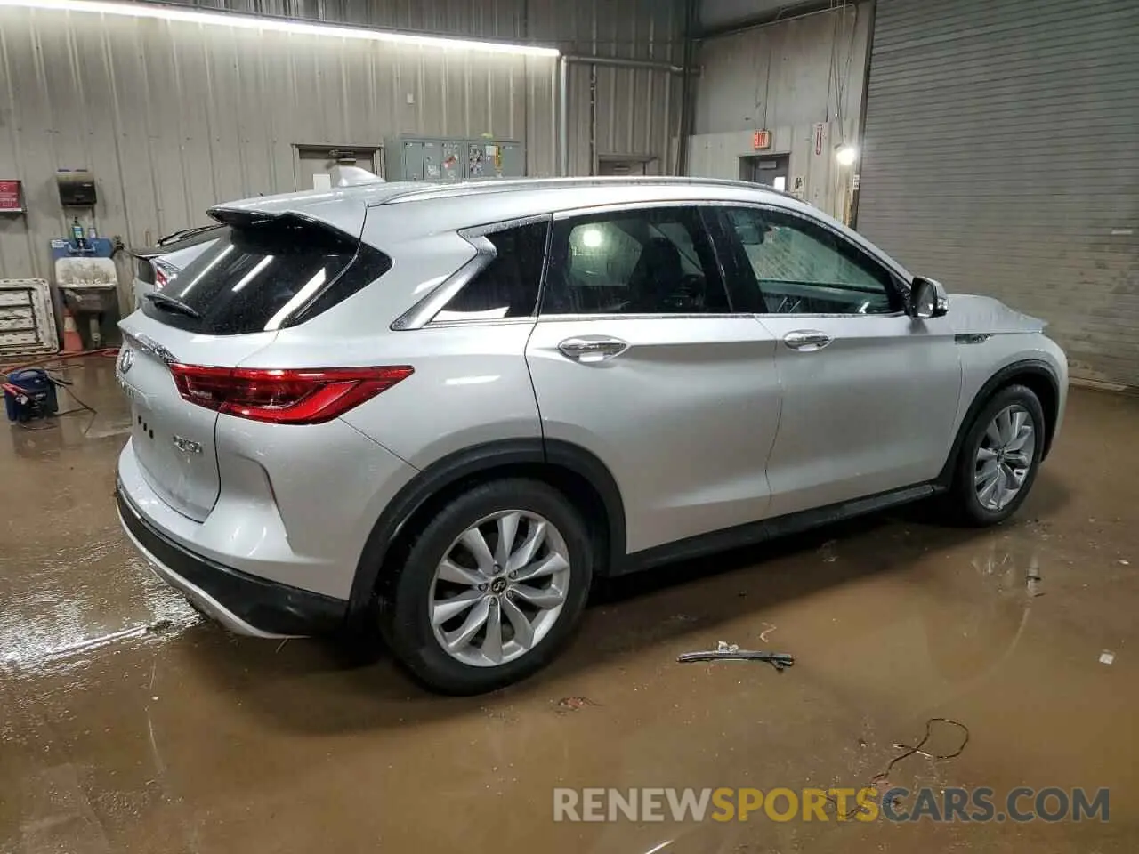 3 Photograph of a damaged car 3PCAJ5M37KF128971 INFINITI QX50 2019
