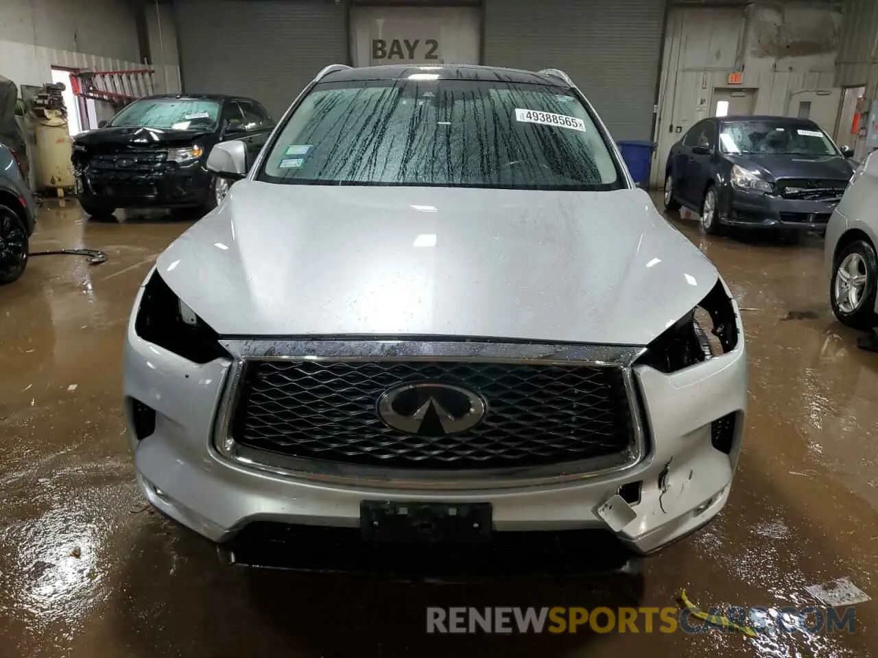 5 Photograph of a damaged car 3PCAJ5M37KF128971 INFINITI QX50 2019