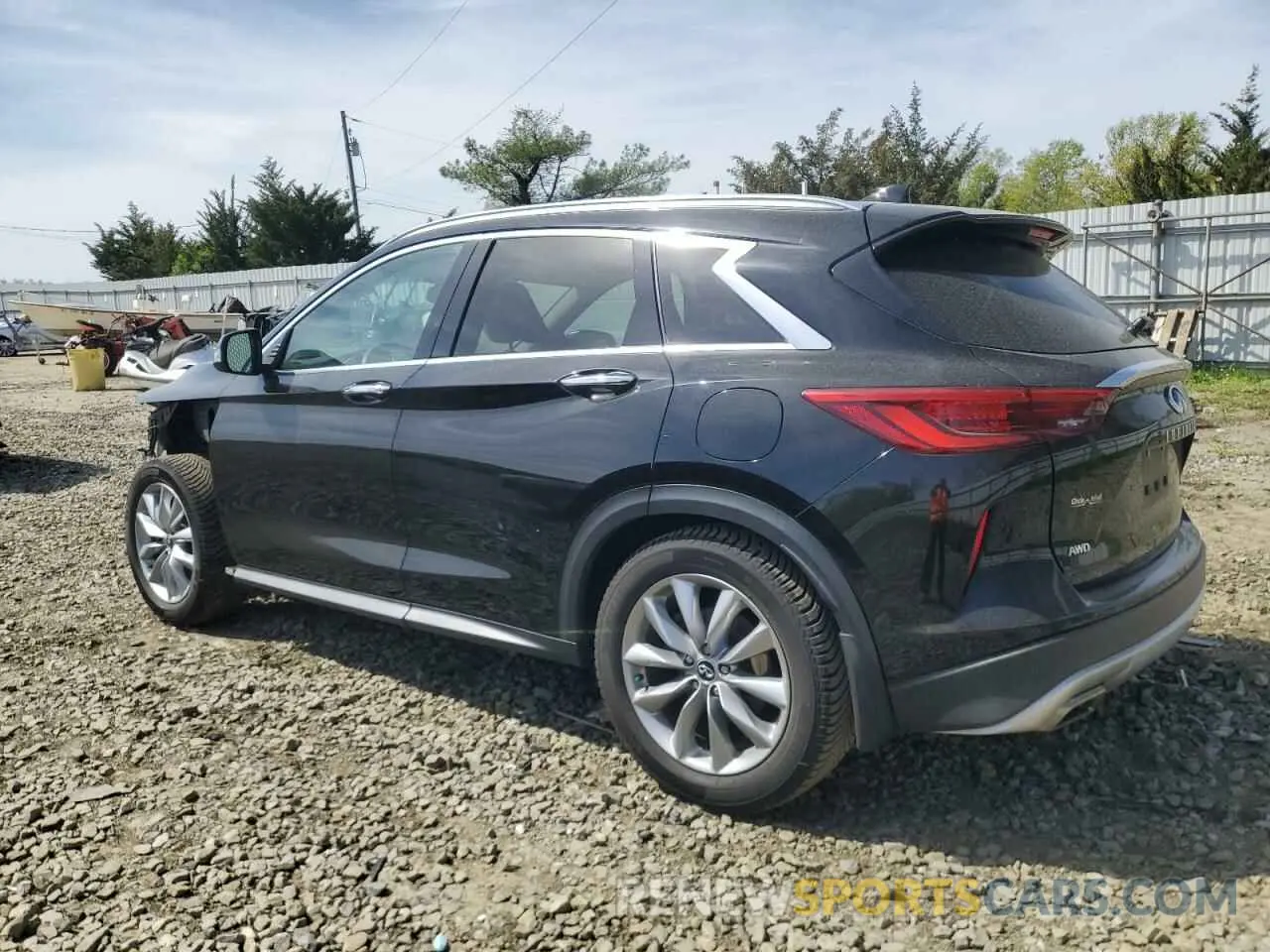 2 Photograph of a damaged car 3PCAJ5M37KF129859 INFINITI QX50 2019