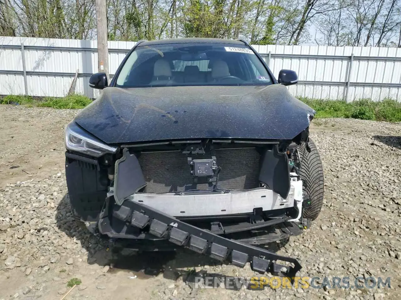 5 Photograph of a damaged car 3PCAJ5M37KF129859 INFINITI QX50 2019