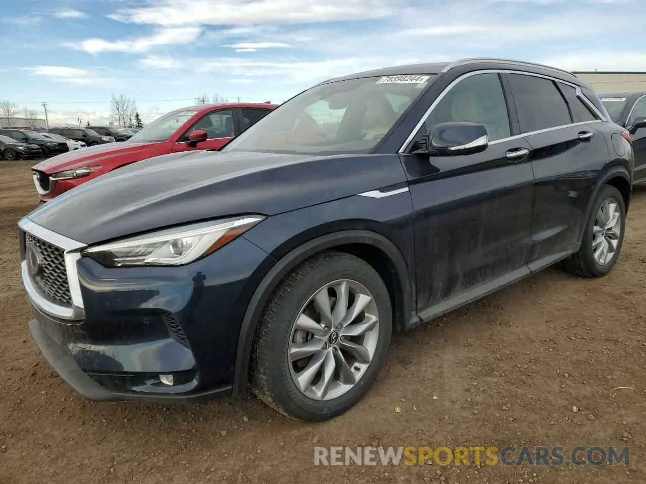 1 Photograph of a damaged car 3PCAJ5M37KF141851 INFINITI QX50 2019