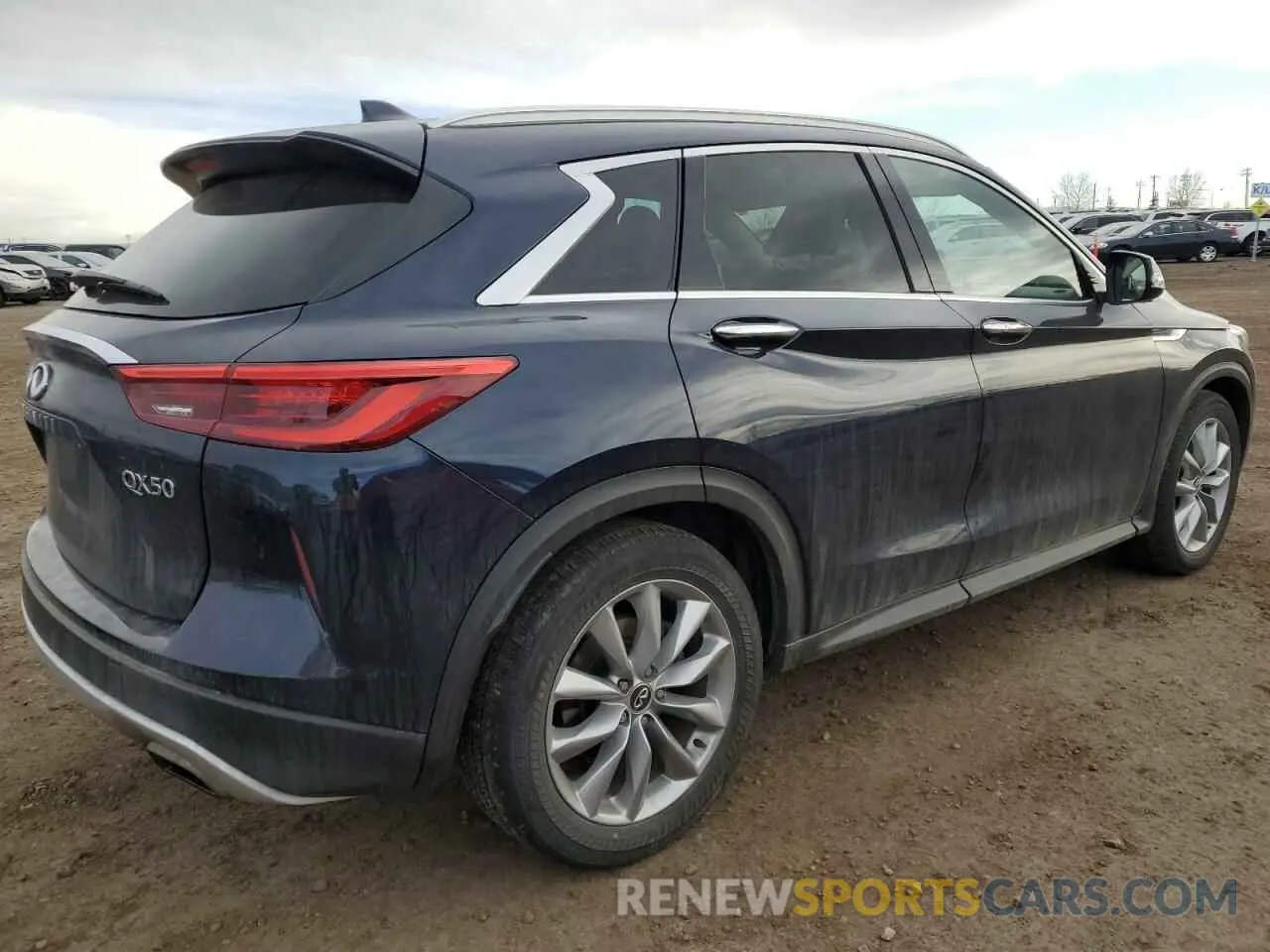 3 Photograph of a damaged car 3PCAJ5M37KF141851 INFINITI QX50 2019