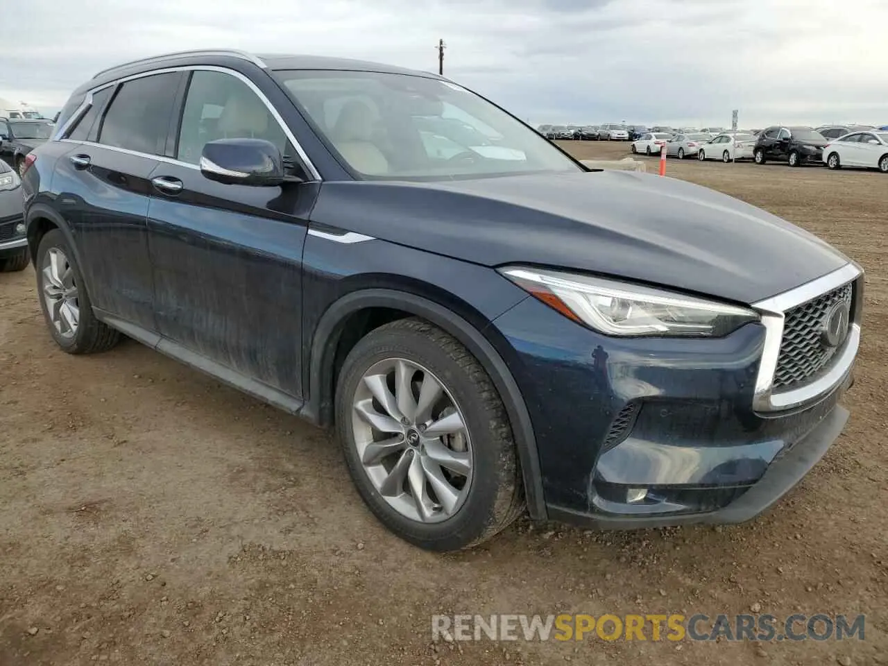 4 Photograph of a damaged car 3PCAJ5M37KF141851 INFINITI QX50 2019