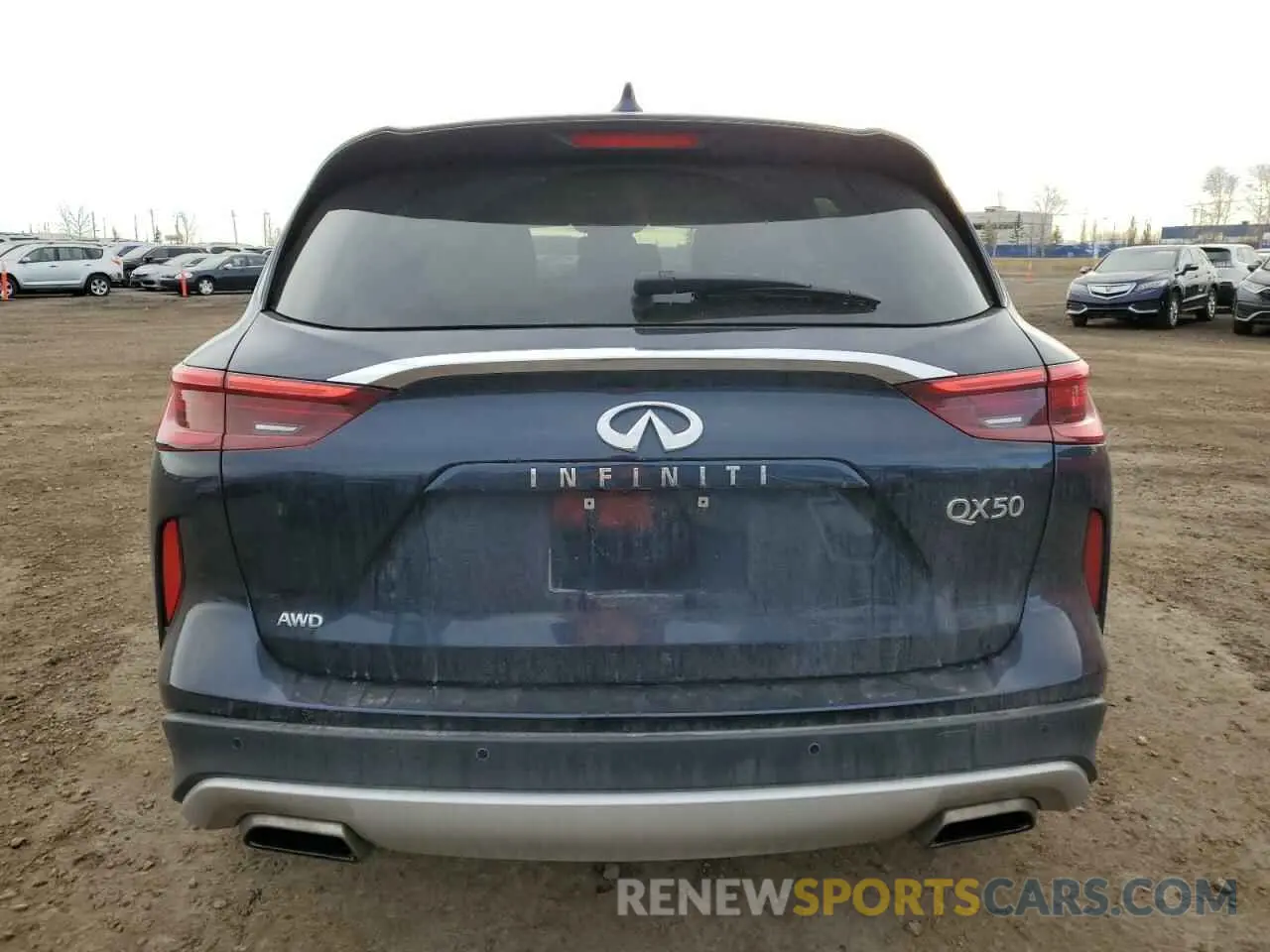 6 Photograph of a damaged car 3PCAJ5M37KF141851 INFINITI QX50 2019