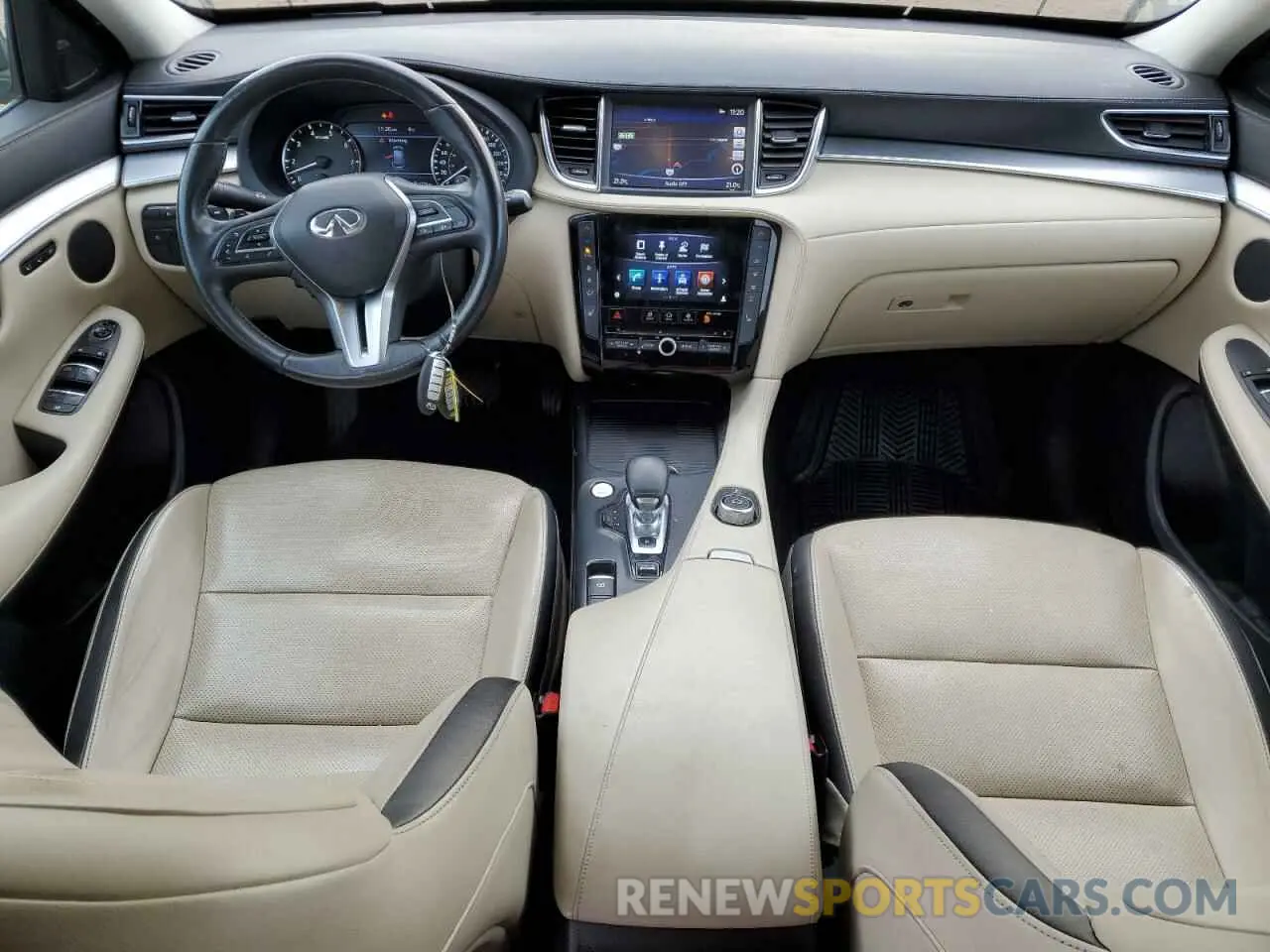 8 Photograph of a damaged car 3PCAJ5M37KF141851 INFINITI QX50 2019
