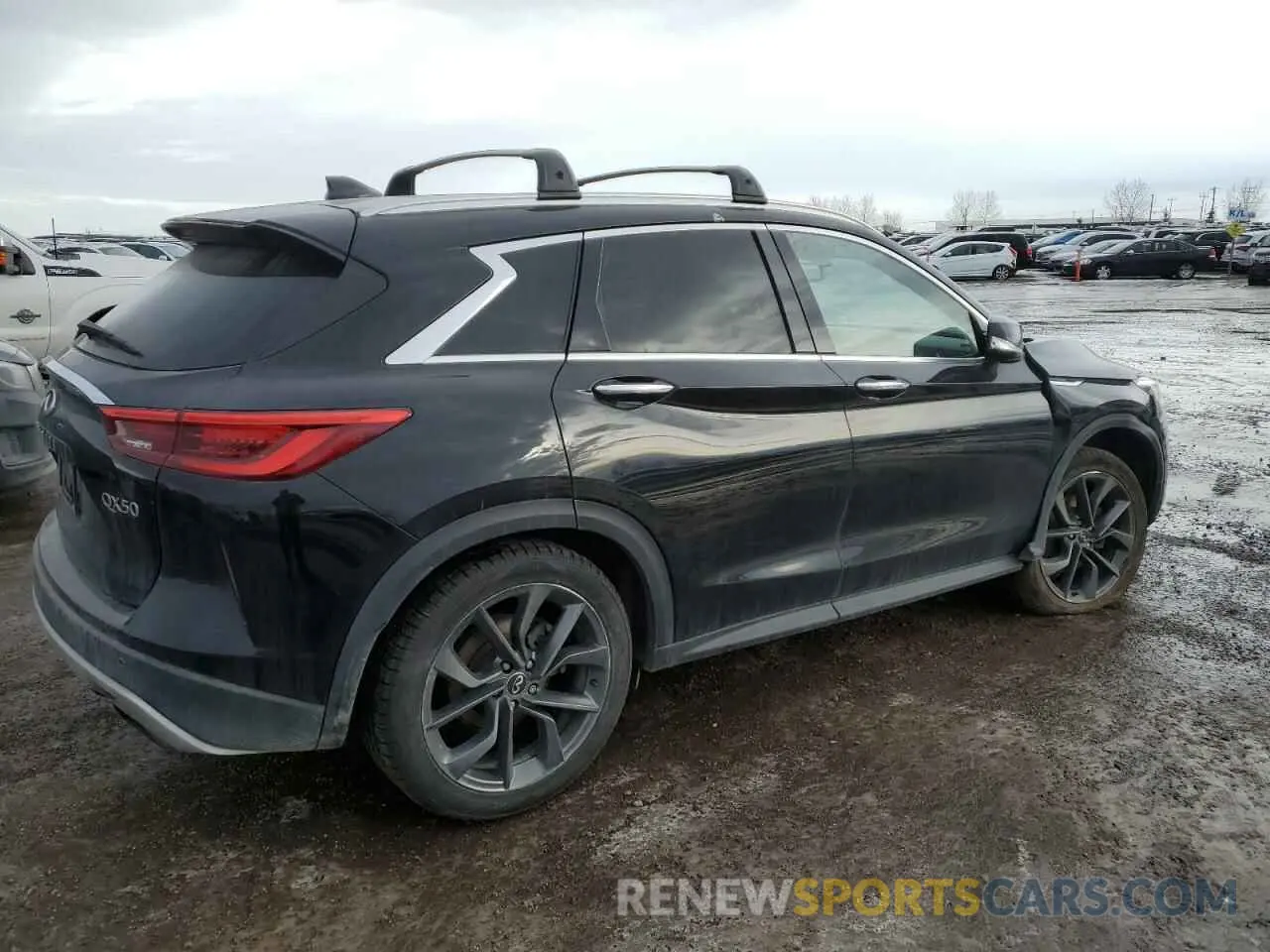 3 Photograph of a damaged car 3PCAJ5M38KF110494 INFINITI QX50 2019