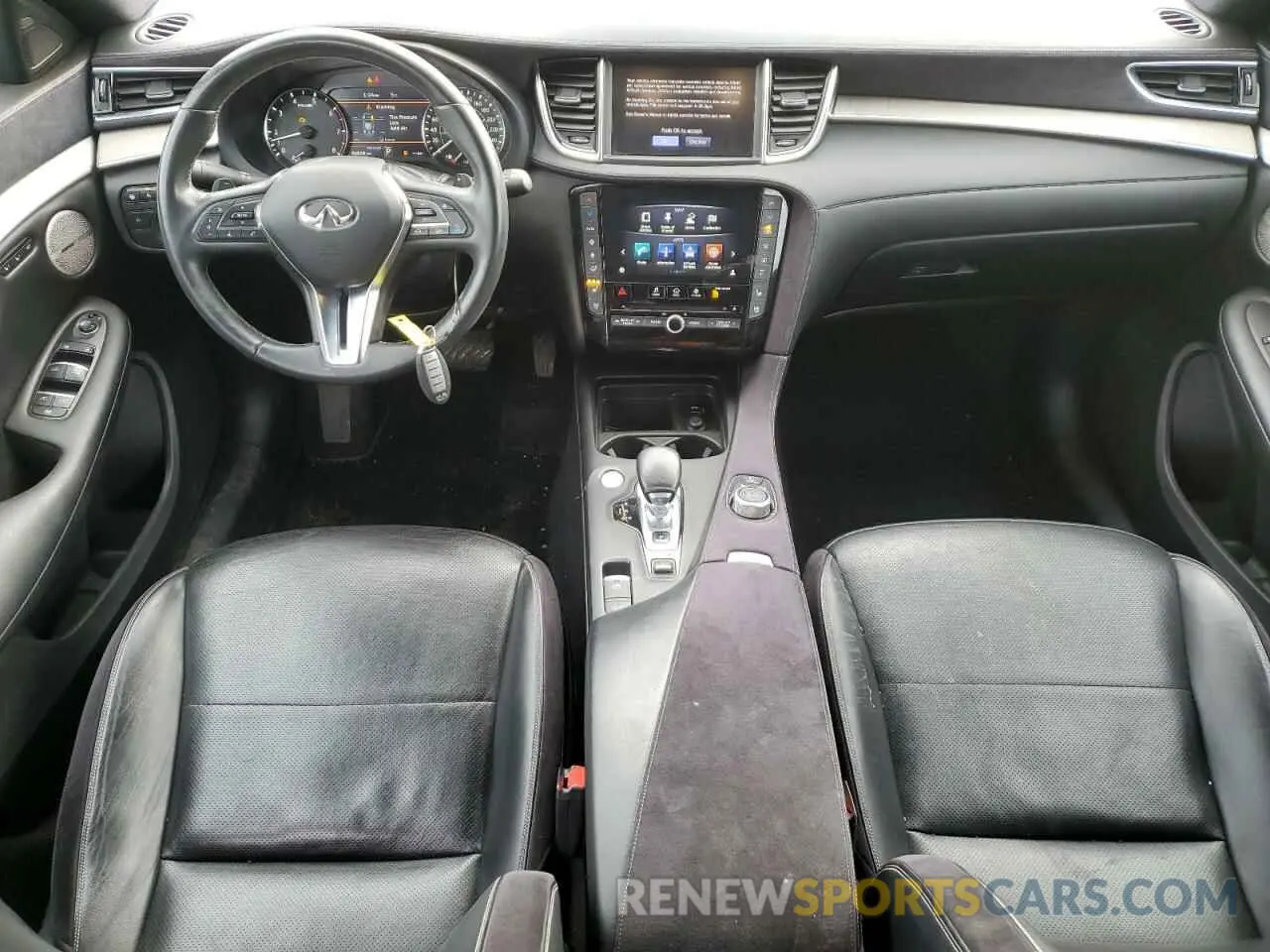 8 Photograph of a damaged car 3PCAJ5M38KF110494 INFINITI QX50 2019