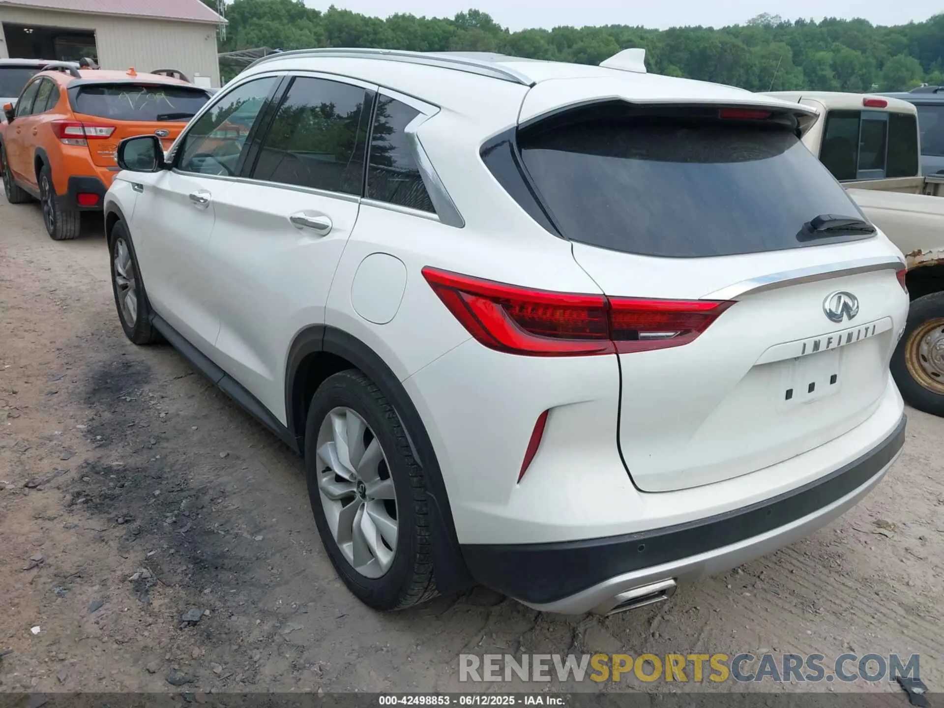 3 Photograph of a damaged car 3PCAJ5M38KF116098 INFINITI QX50 2019