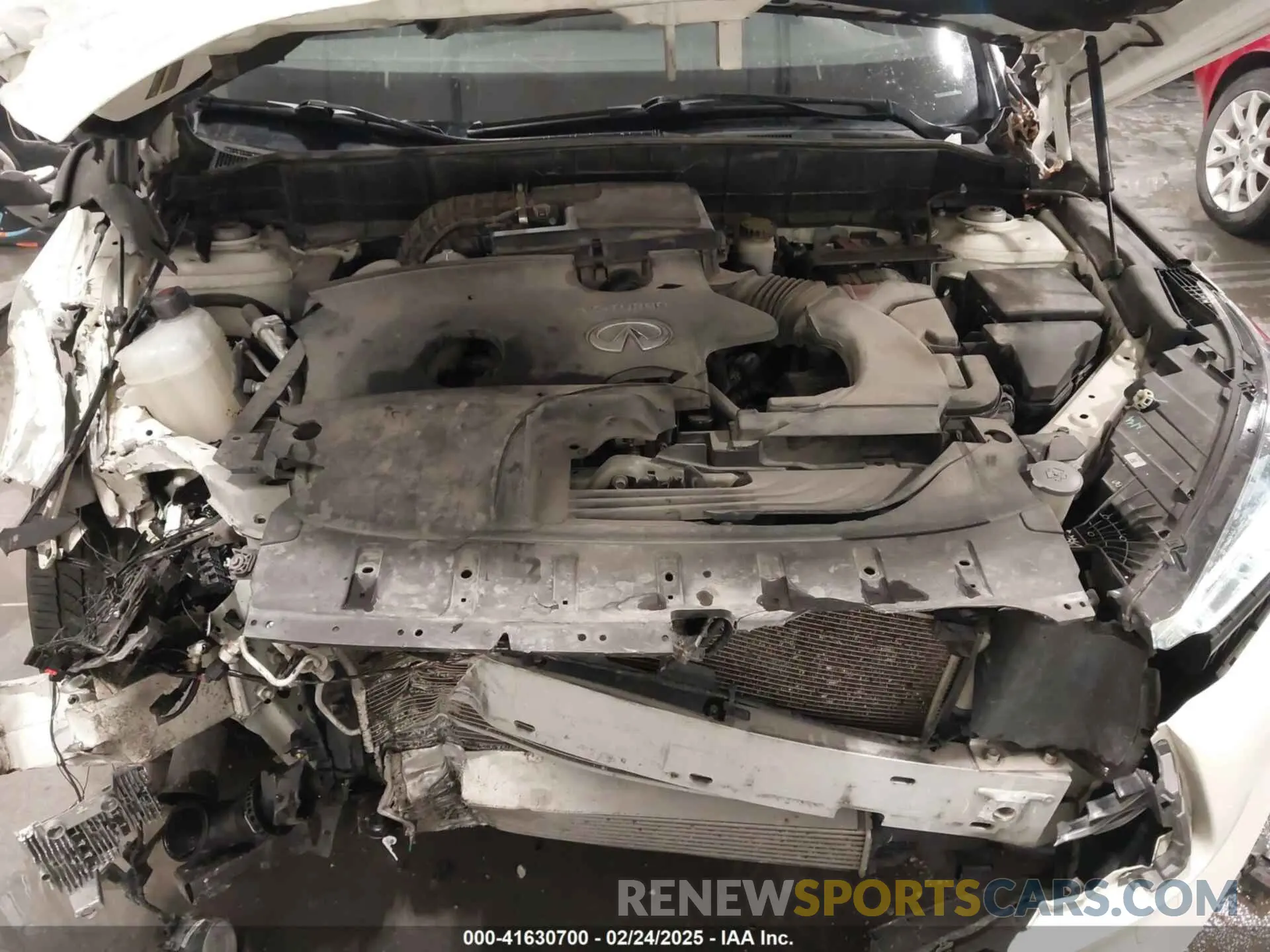 10 Photograph of a damaged car 3PCAJ5M38KF117624 INFINITI QX50 2019