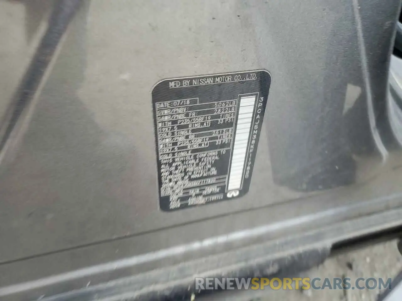 14 Photograph of a damaged car 3PCAJ5M38KF117820 INFINITI QX50 2019