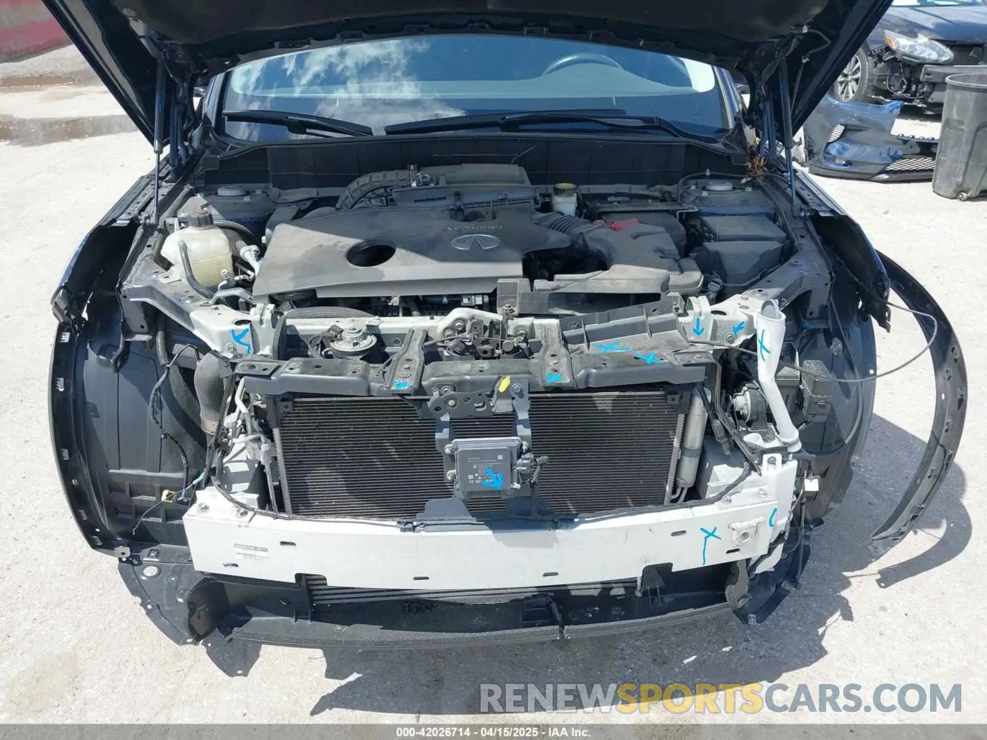 10 Photograph of a damaged car 3PCAJ5M38KF129899 INFINITI QX50 2019
