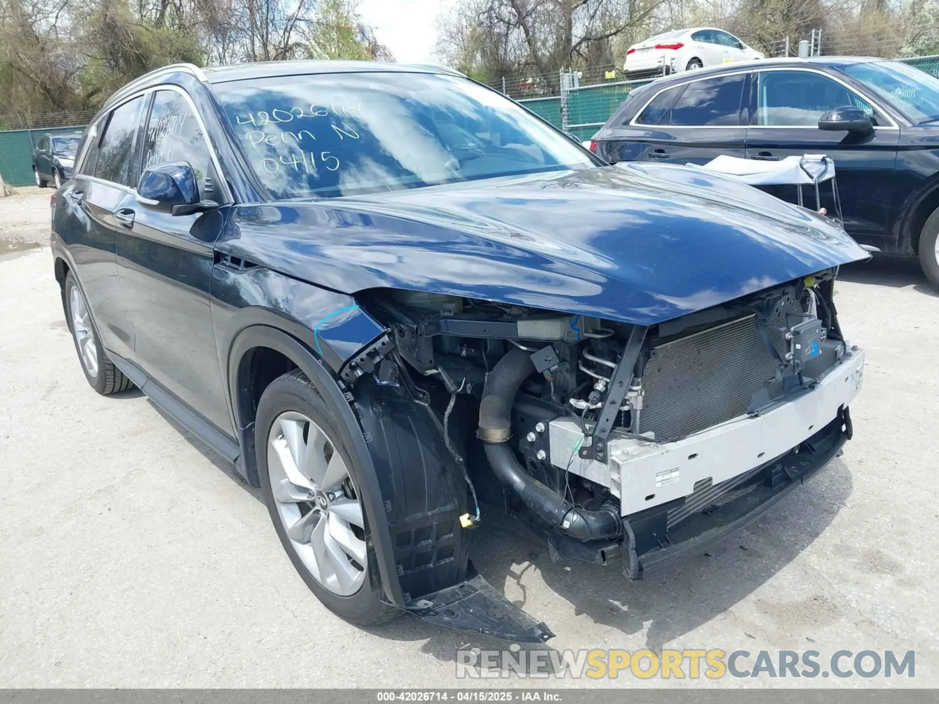 19 Photograph of a damaged car 3PCAJ5M38KF129899 INFINITI QX50 2019