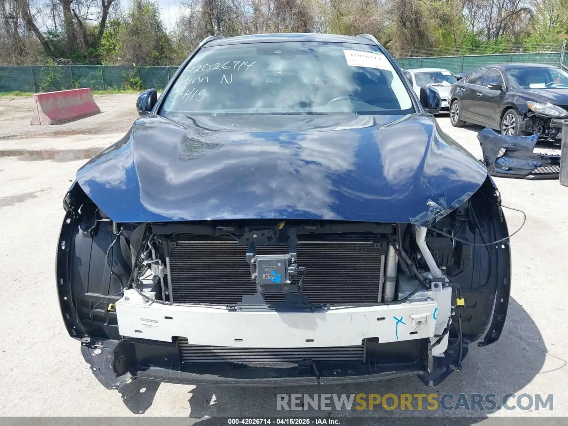 6 Photograph of a damaged car 3PCAJ5M38KF129899 INFINITI QX50 2019