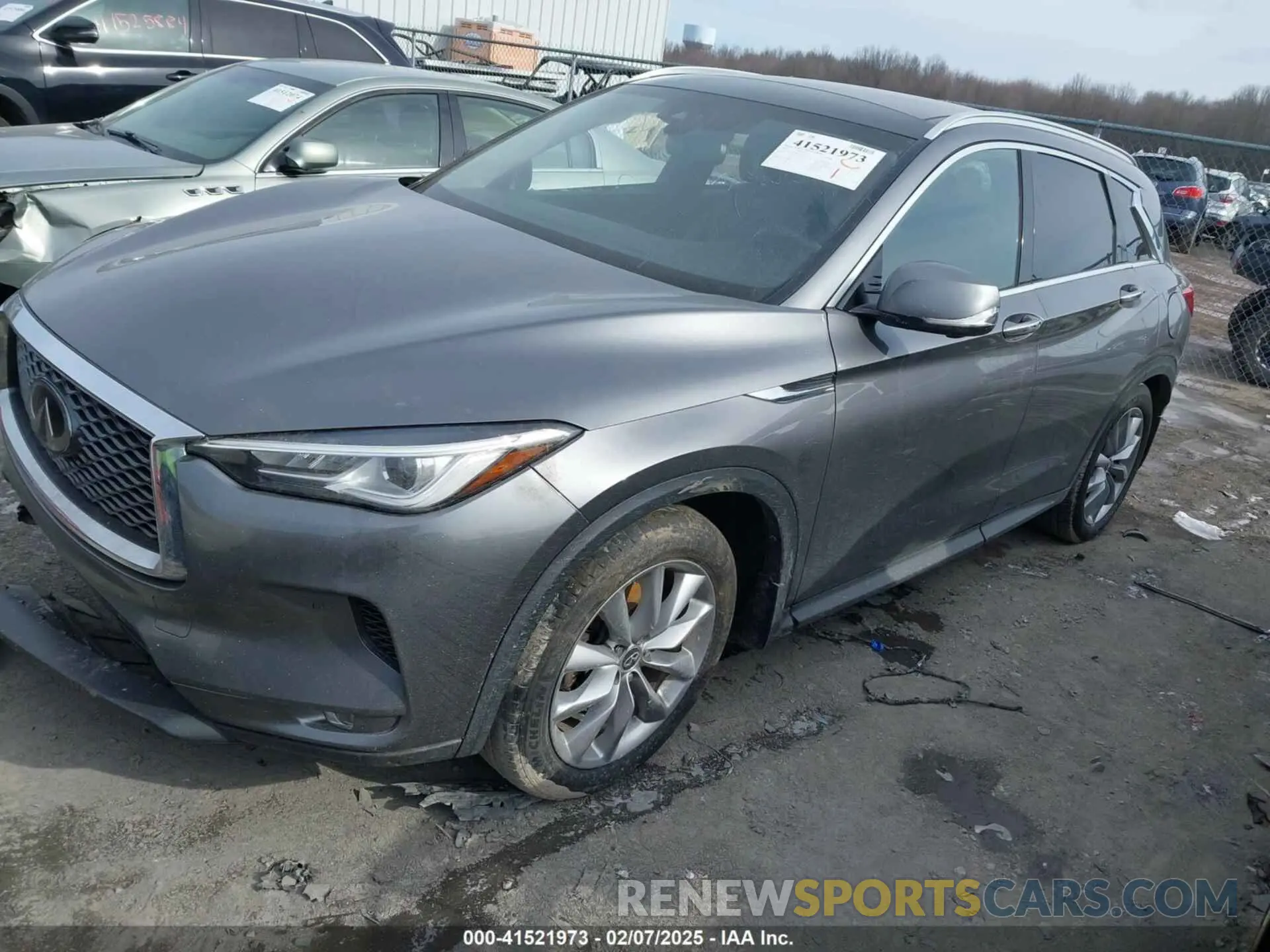 2 Photograph of a damaged car 3PCAJ5M38KF138733 INFINITI QX50 2019