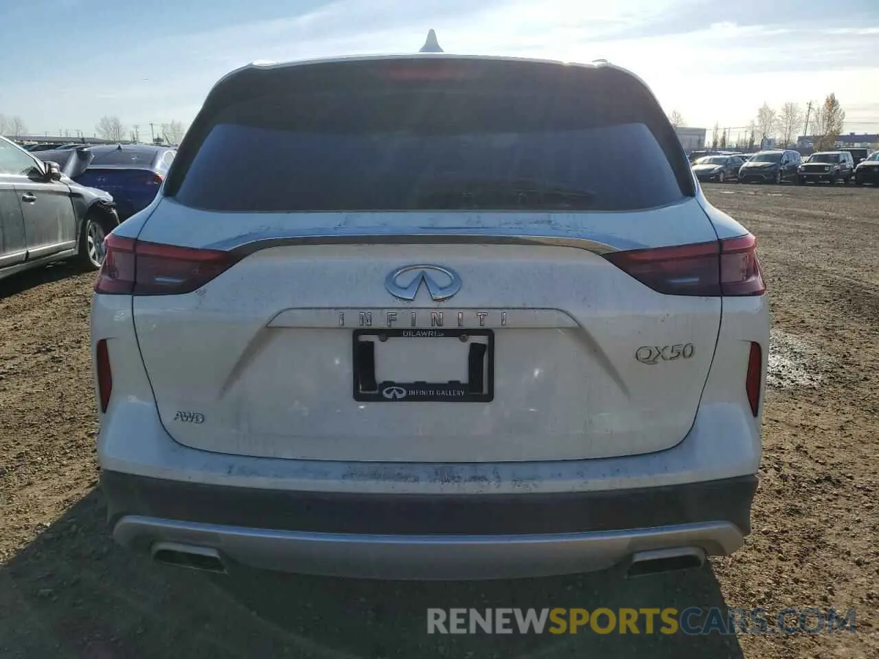 6 Photograph of a damaged car 3PCAJ5M38KF146735 INFINITI QX50 2019