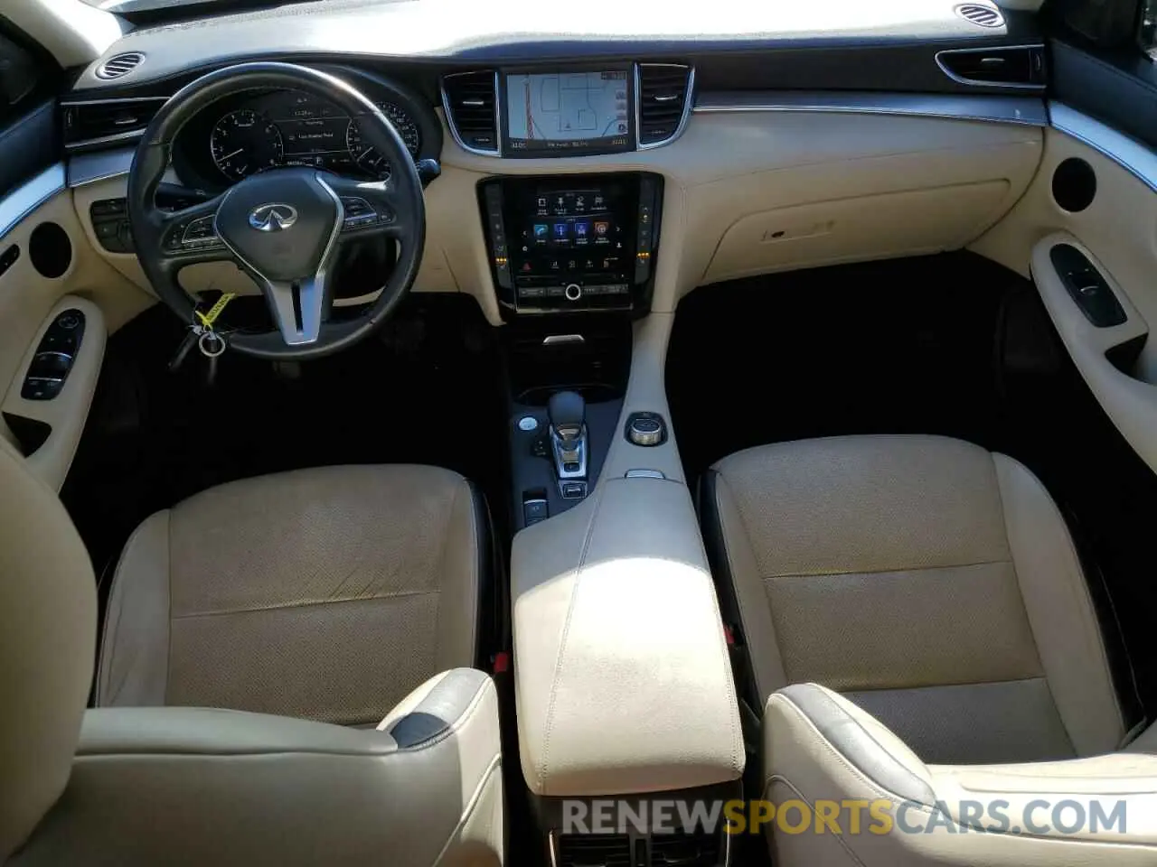 8 Photograph of a damaged car 3PCAJ5M38KF146735 INFINITI QX50 2019