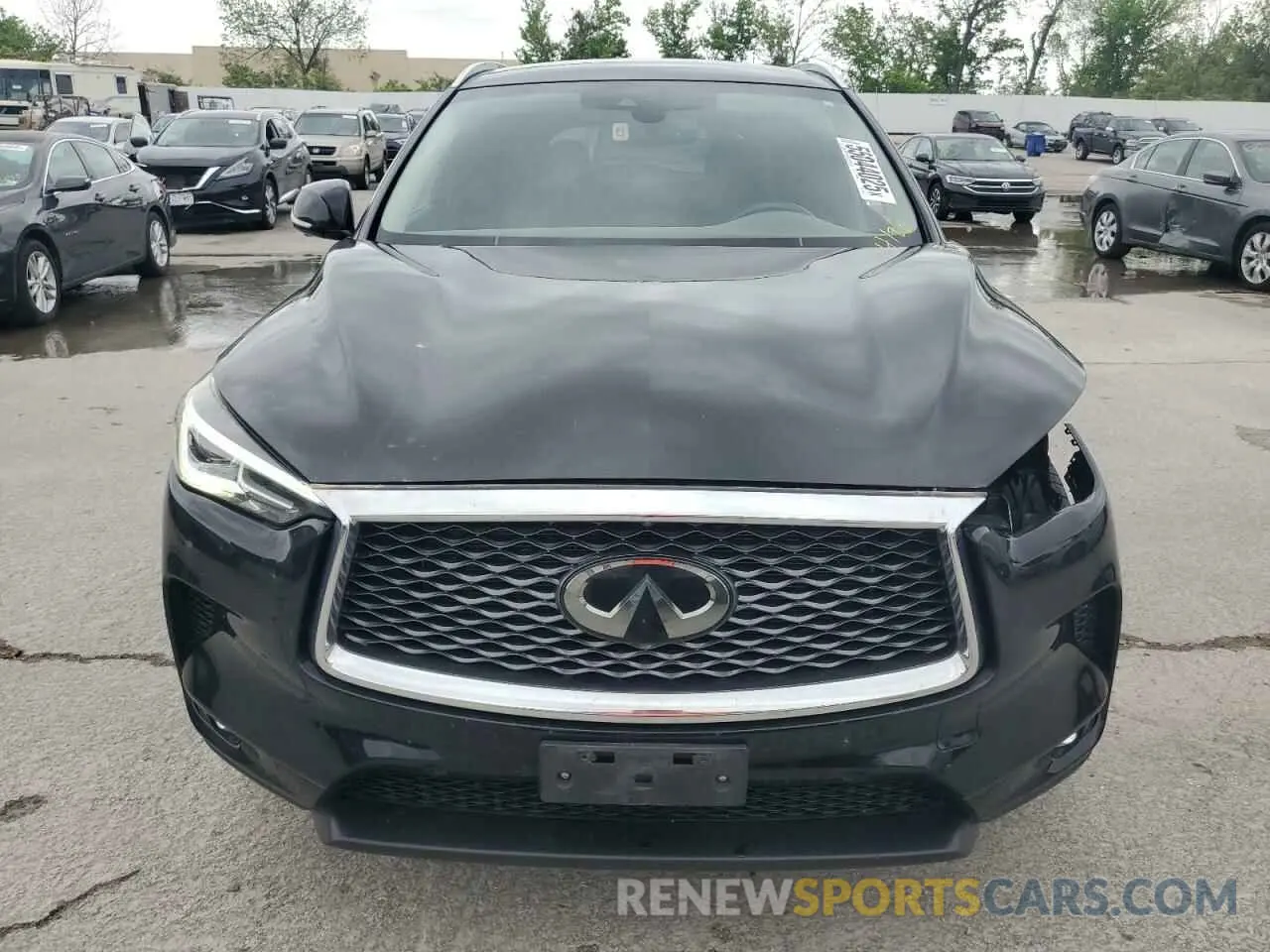 5 Photograph of a damaged car 3PCAJ5M39KF104462 INFINITI QX50 2019