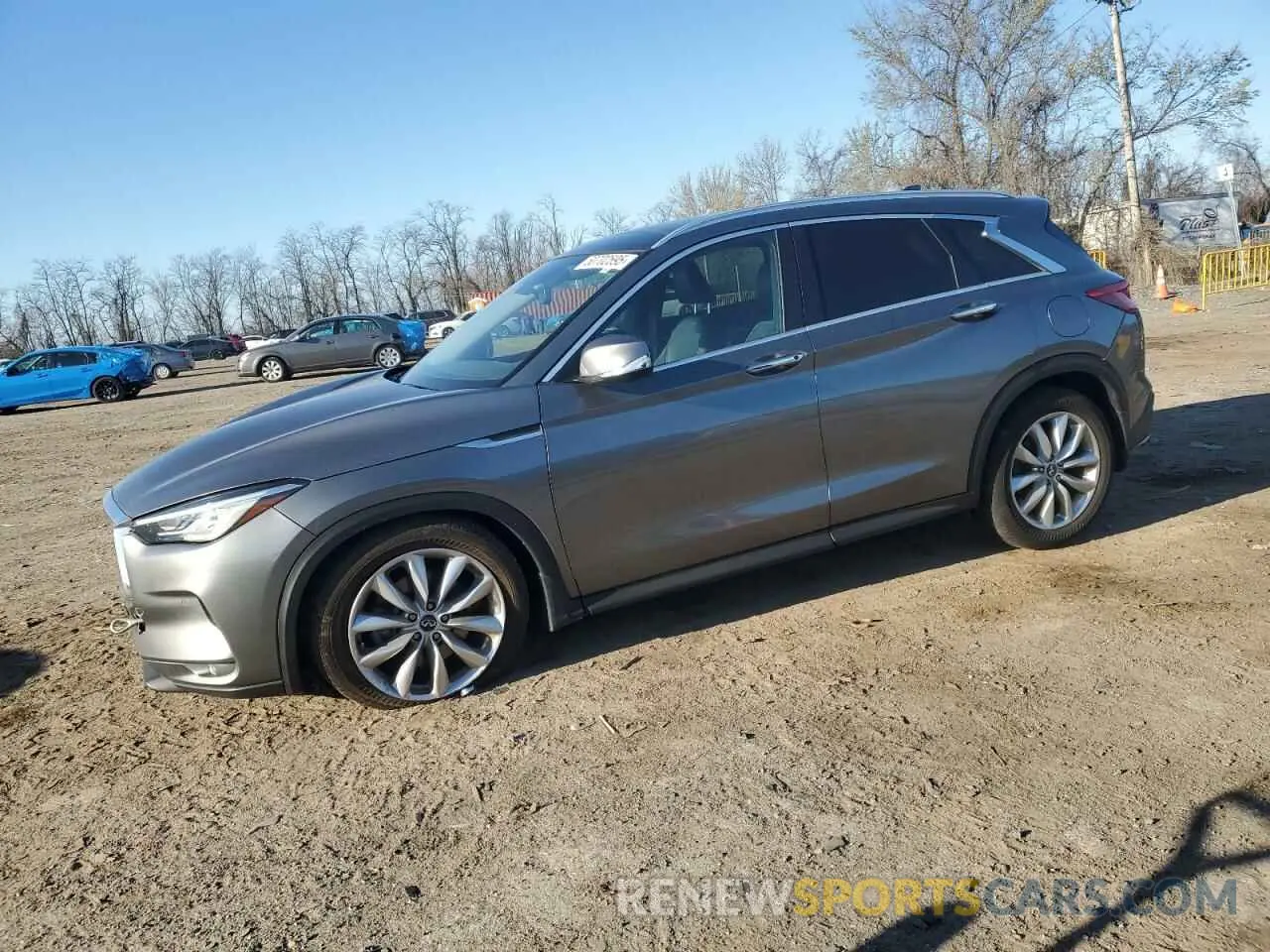 1 Photograph of a damaged car 3PCAJ5M39KF117065 INFINITI QX50 2019