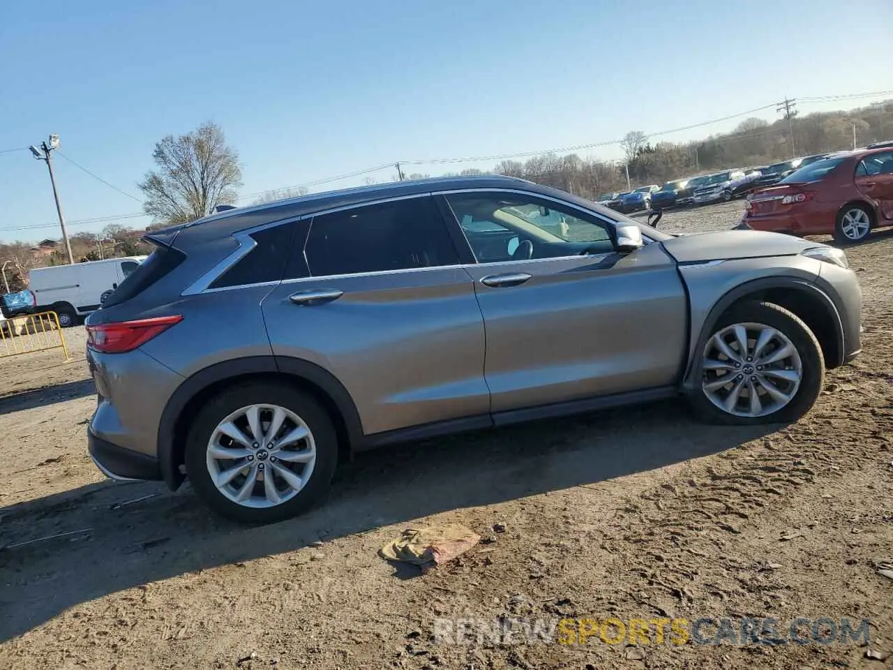 3 Photograph of a damaged car 3PCAJ5M39KF117065 INFINITI QX50 2019