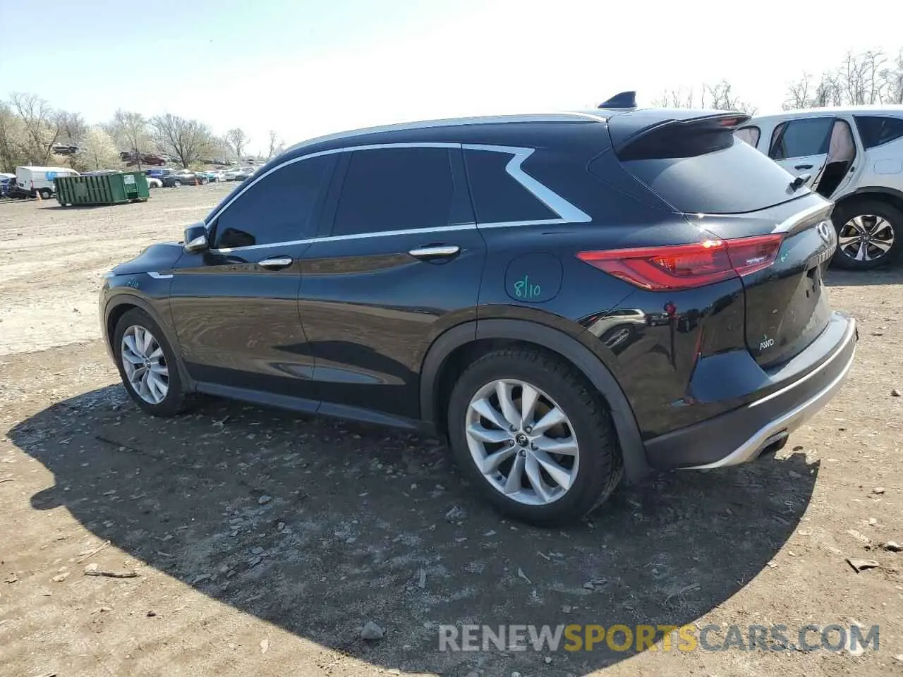 2 Photograph of a damaged car 3PCAJ5M39KF119026 INFINITI QX50 2019