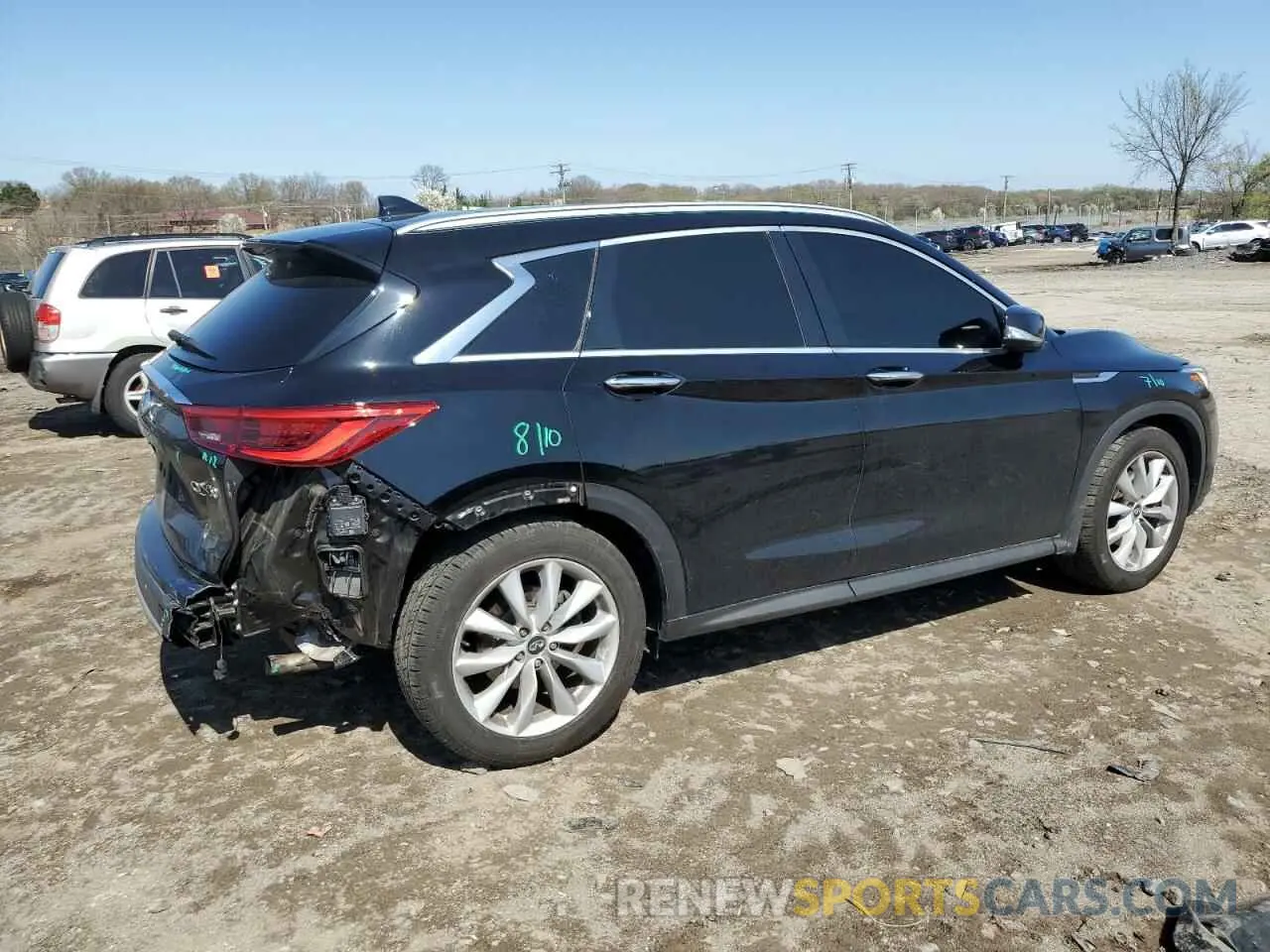 3 Photograph of a damaged car 3PCAJ5M39KF119026 INFINITI QX50 2019