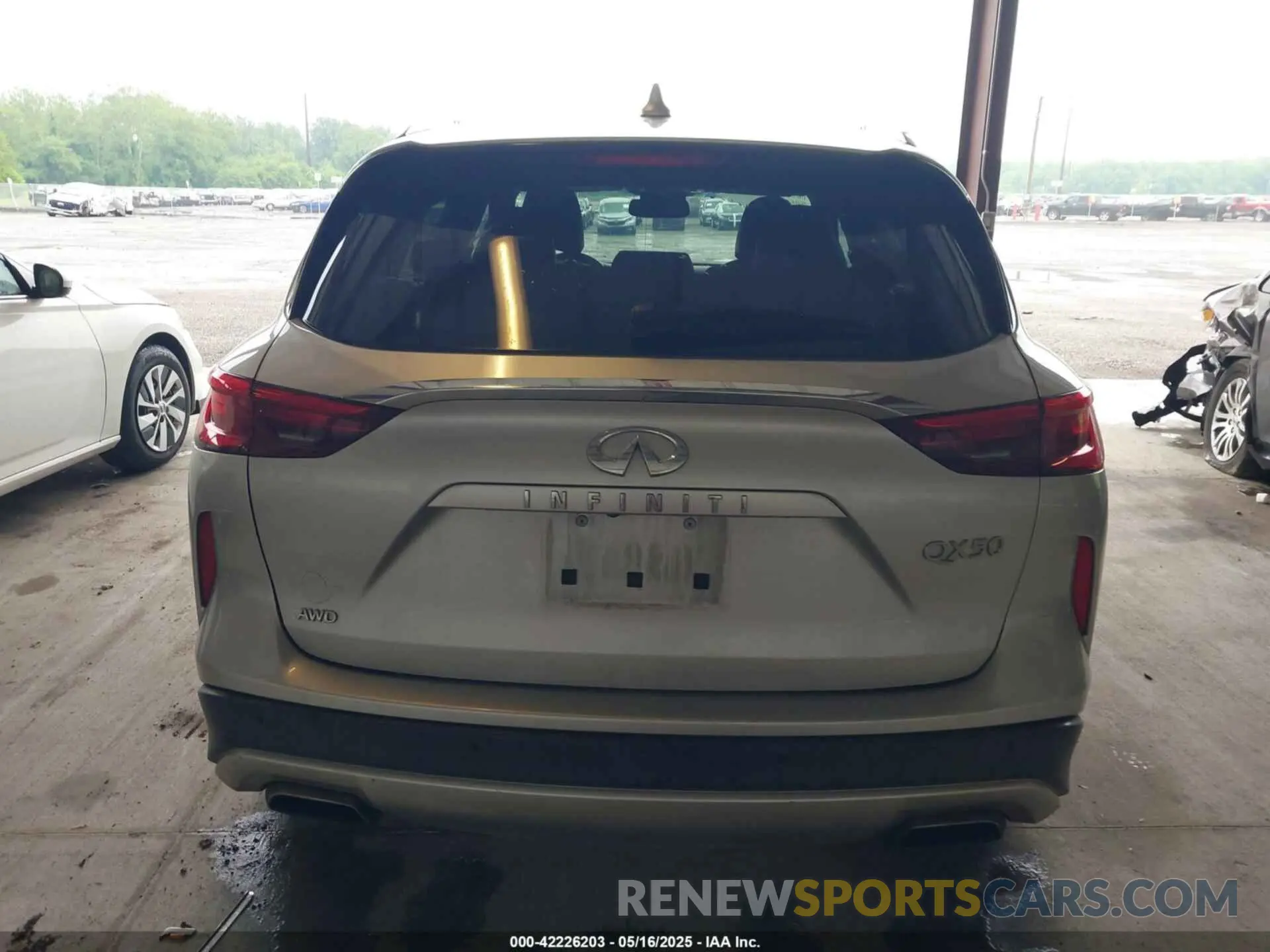 16 Photograph of a damaged car 3PCAJ5M39KF132911 INFINITI QX50 2019