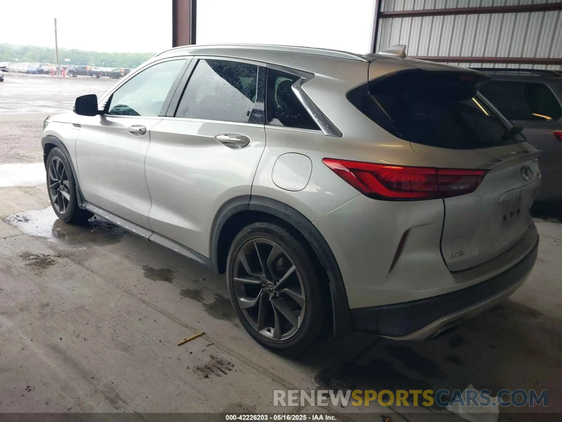 3 Photograph of a damaged car 3PCAJ5M39KF132911 INFINITI QX50 2019
