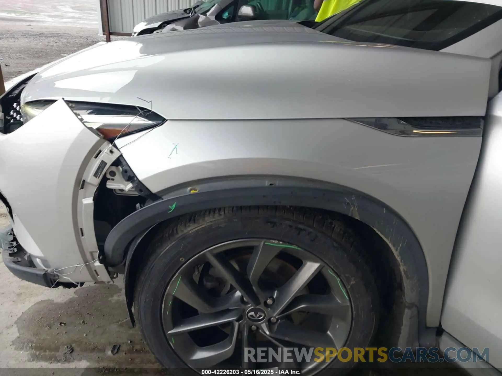 6 Photograph of a damaged car 3PCAJ5M39KF132911 INFINITI QX50 2019