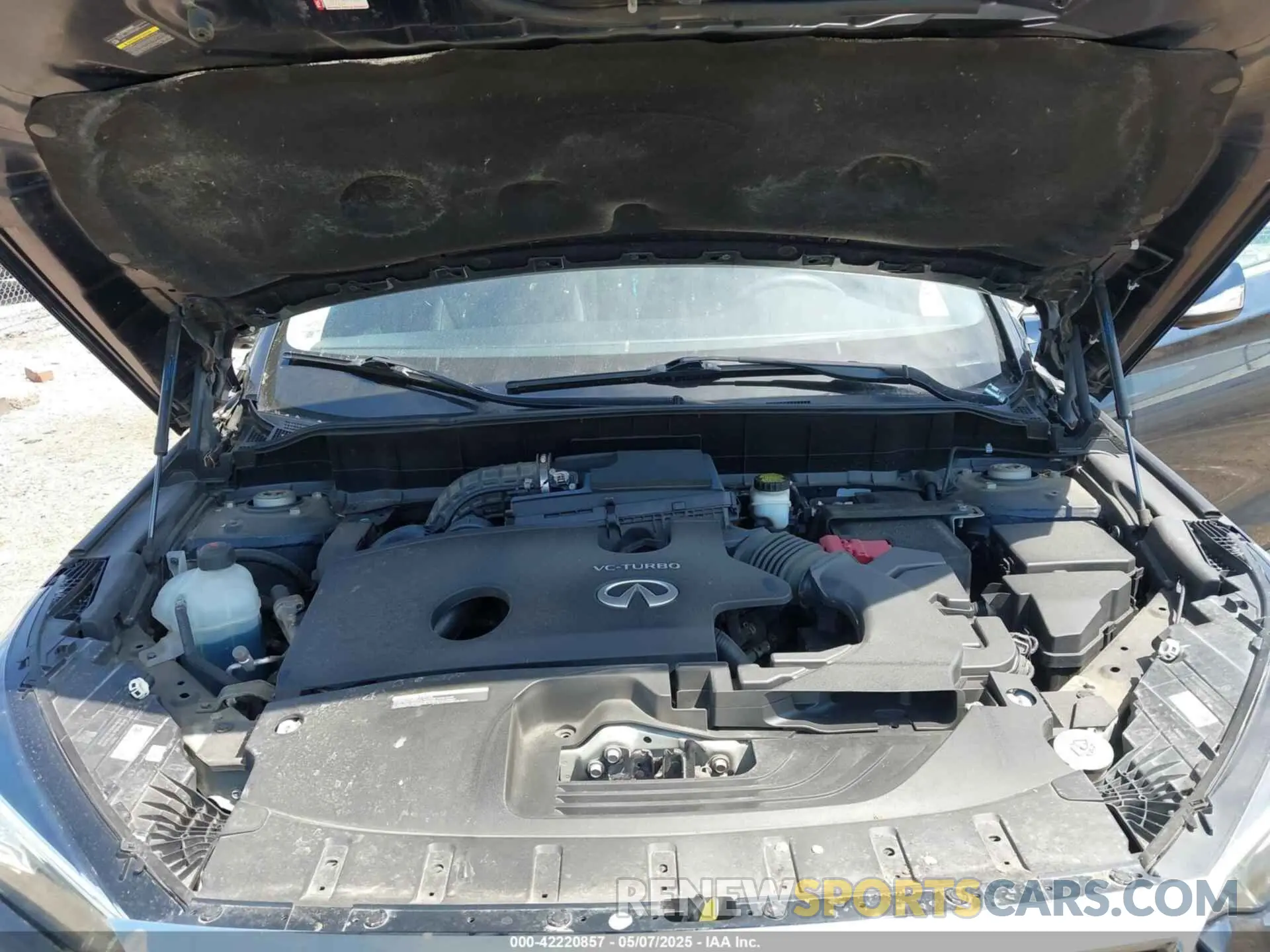 10 Photograph of a damaged car 3PCAJ5M39KF143567 INFINITI QX50 2019