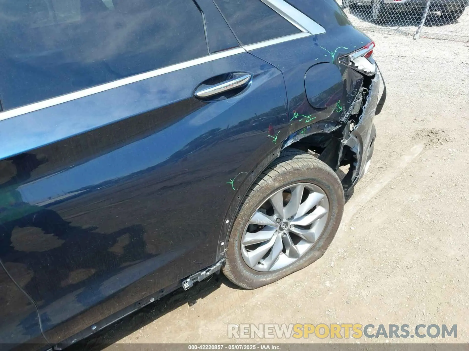 6 Photograph of a damaged car 3PCAJ5M39KF143567 INFINITI QX50 2019