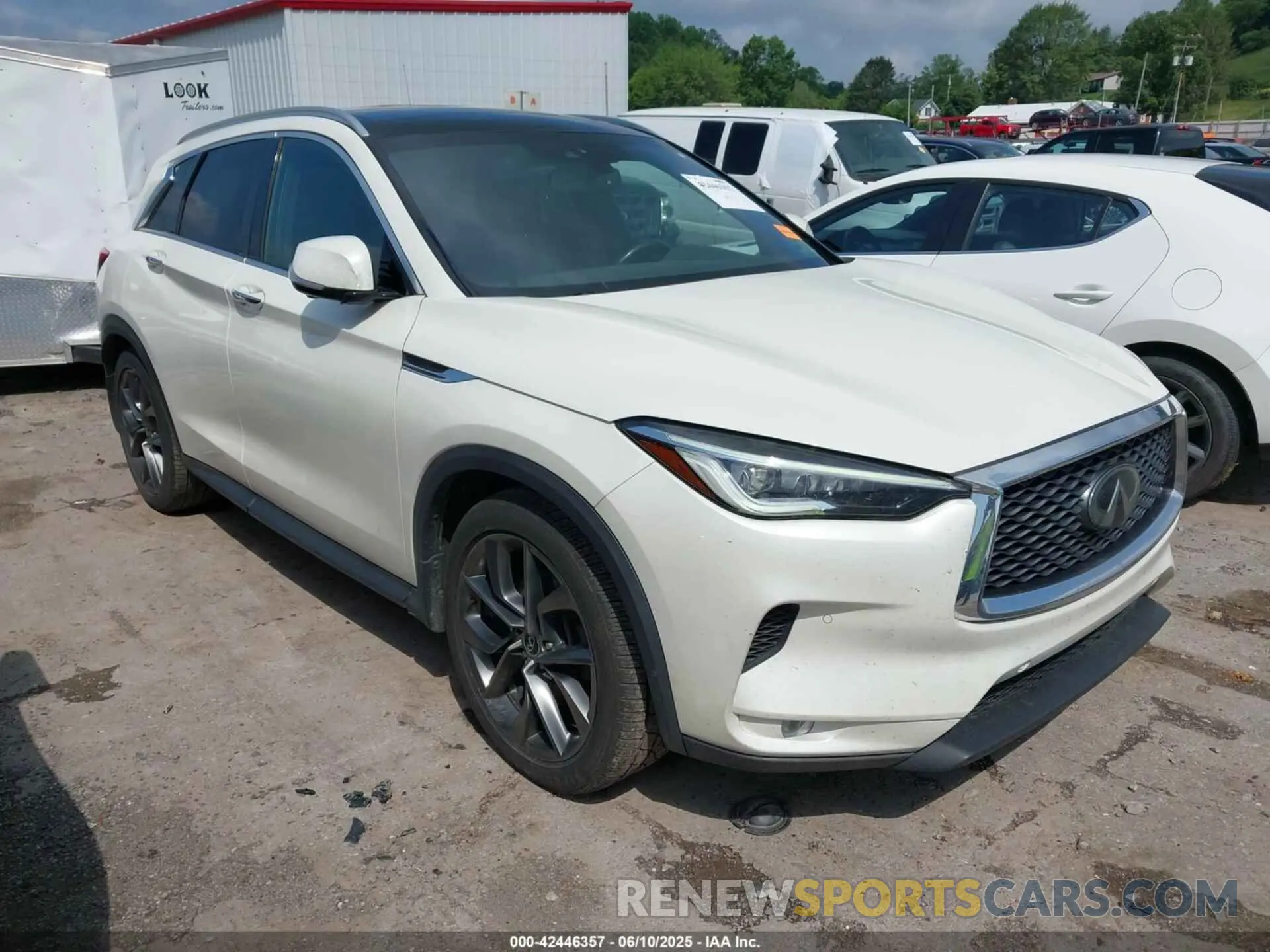 1 Photograph of a damaged car 3PCAJ5M3XKF102963 INFINITI QX50 2019