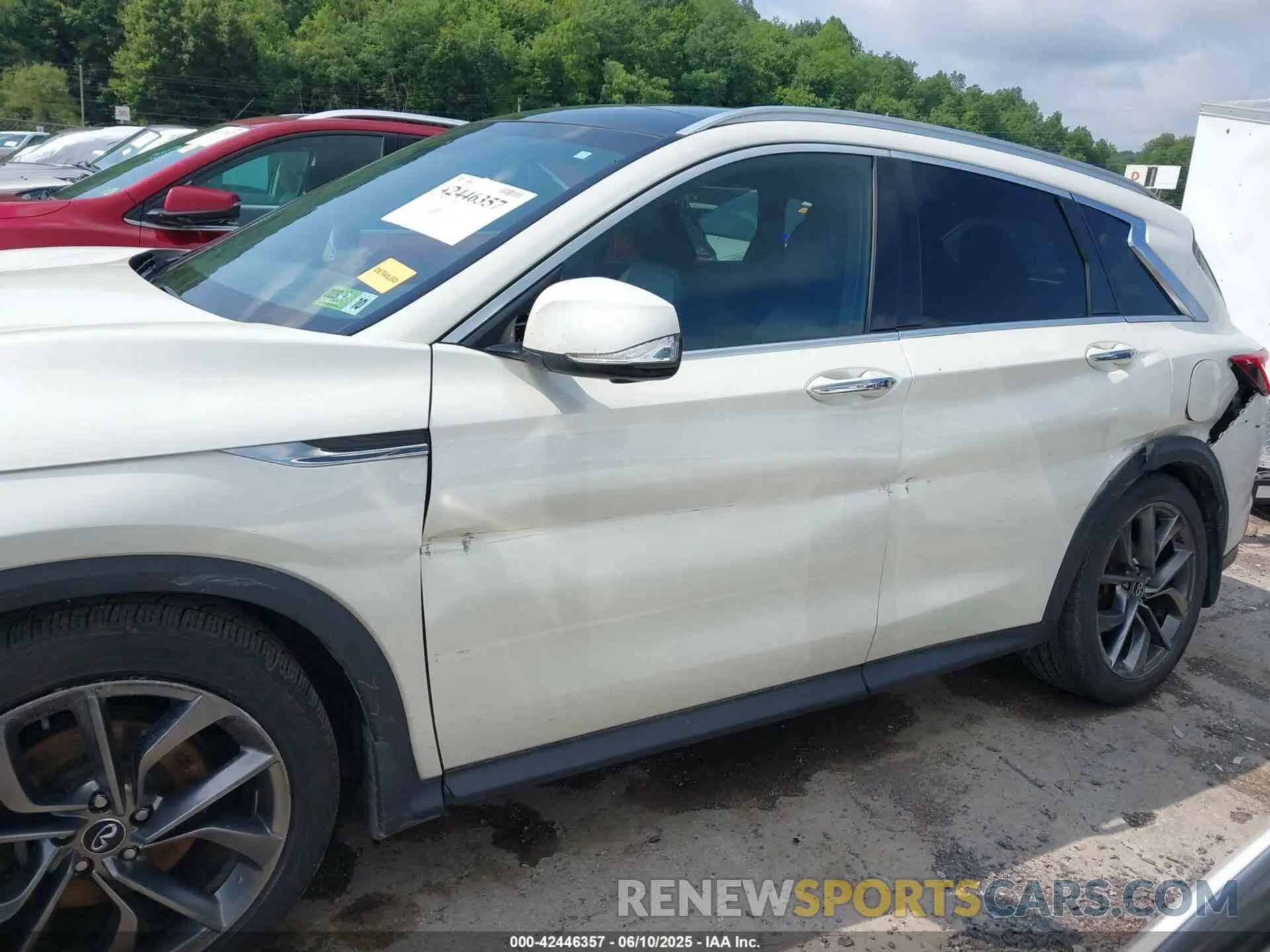 14 Photograph of a damaged car 3PCAJ5M3XKF102963 INFINITI QX50 2019