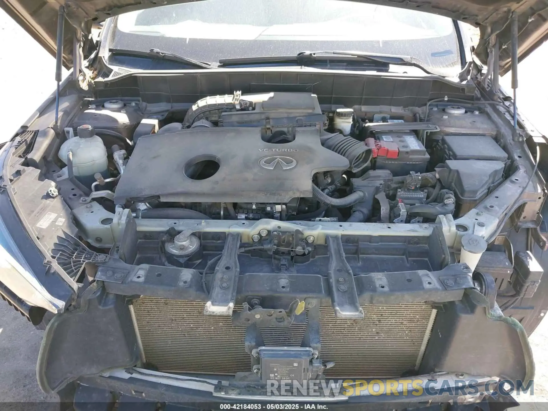 10 Photograph of a damaged car 3PCAJ5M3XKF107256 INFINITI QX50 2019