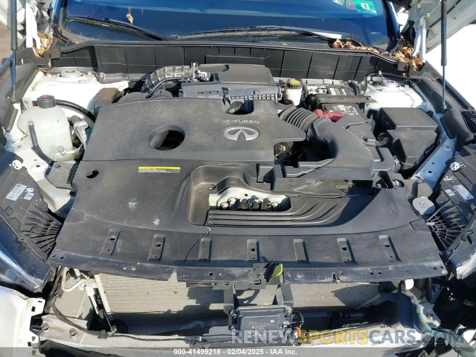 10 Photograph of a damaged car 3PCAJ5M3XKF111873 INFINITI QX50 2019