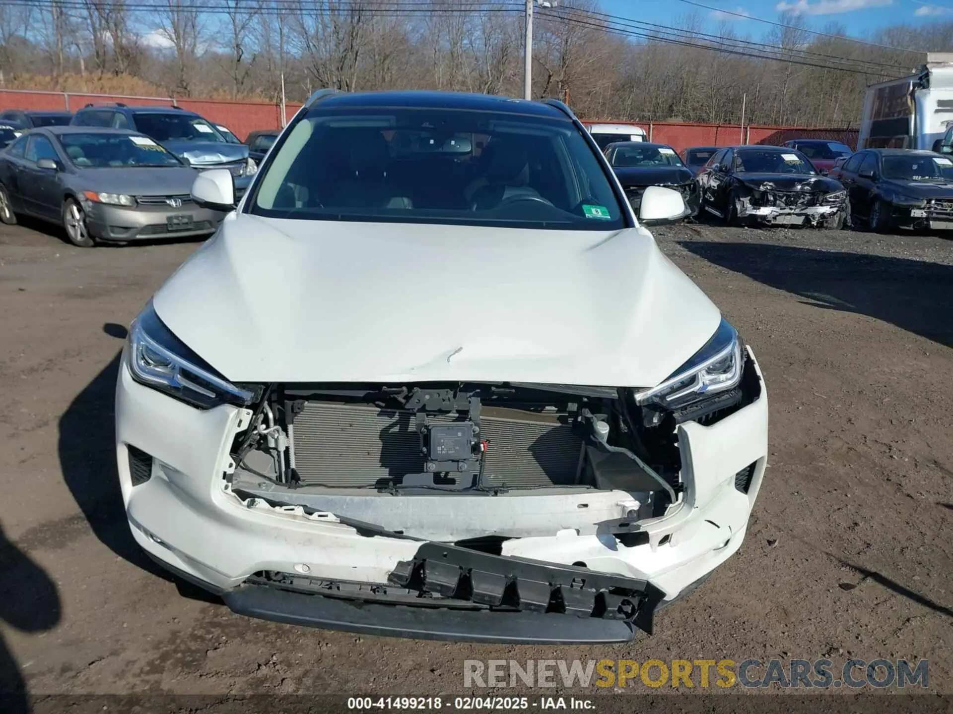 12 Photograph of a damaged car 3PCAJ5M3XKF111873 INFINITI QX50 2019