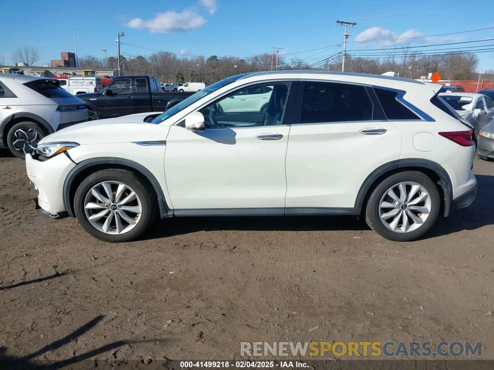 14 Photograph of a damaged car 3PCAJ5M3XKF111873 INFINITI QX50 2019